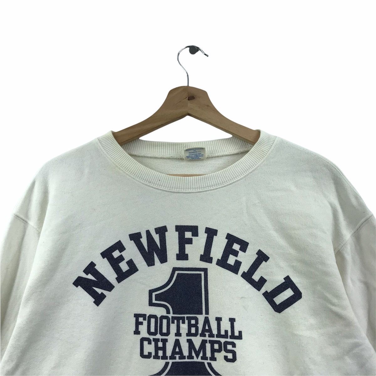 Champion CHAMPION NEWFIELD Football Champ #1 White Sweatshirt Size US L / EU 52-54 / 3 - 2 Thumbnail