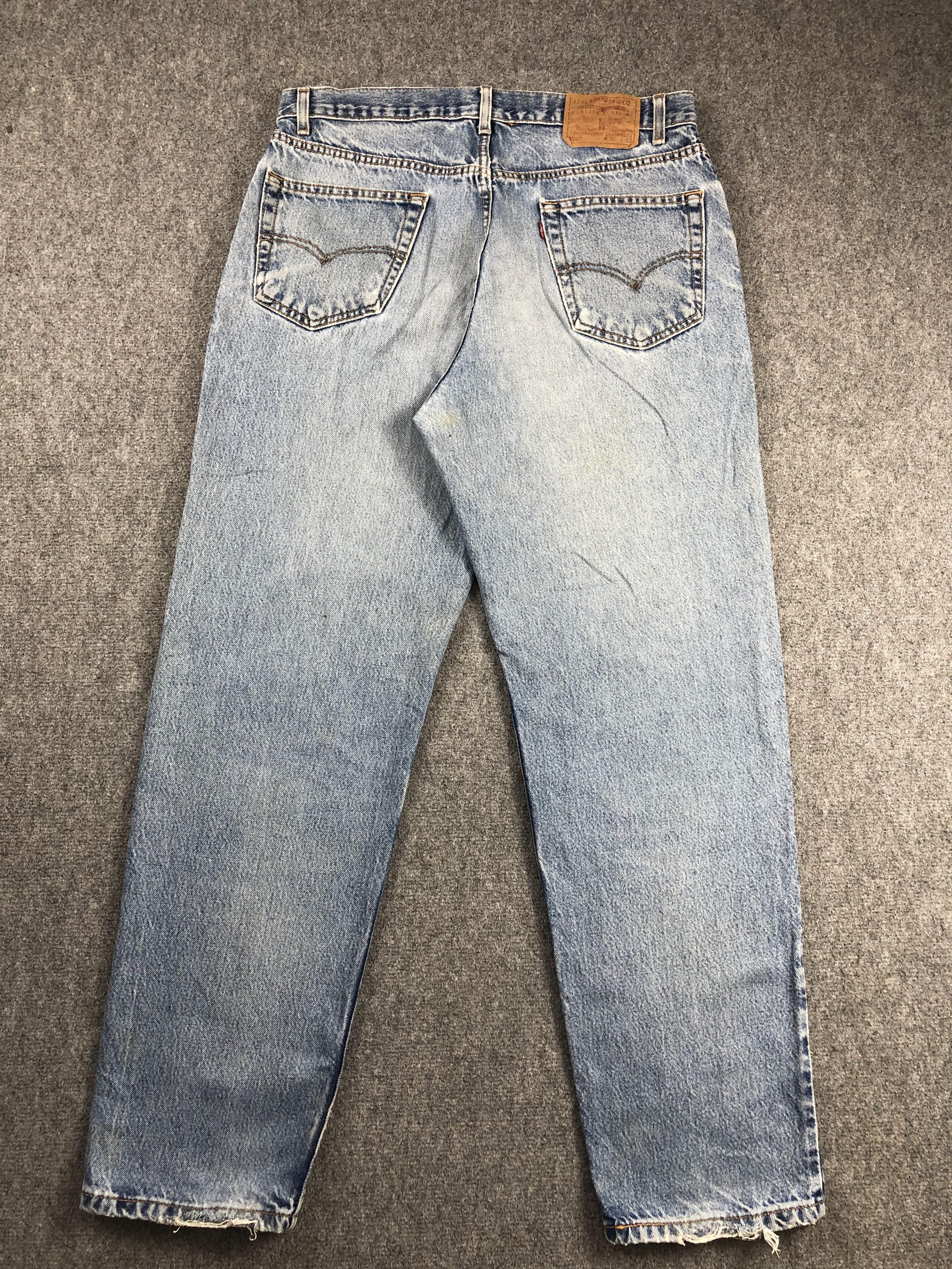 Levi's × Vintage Vintage 90s Levis 550 Faded Blue Jeans DP2223 Size US 36 / EU 52 - 3 Thumbnail