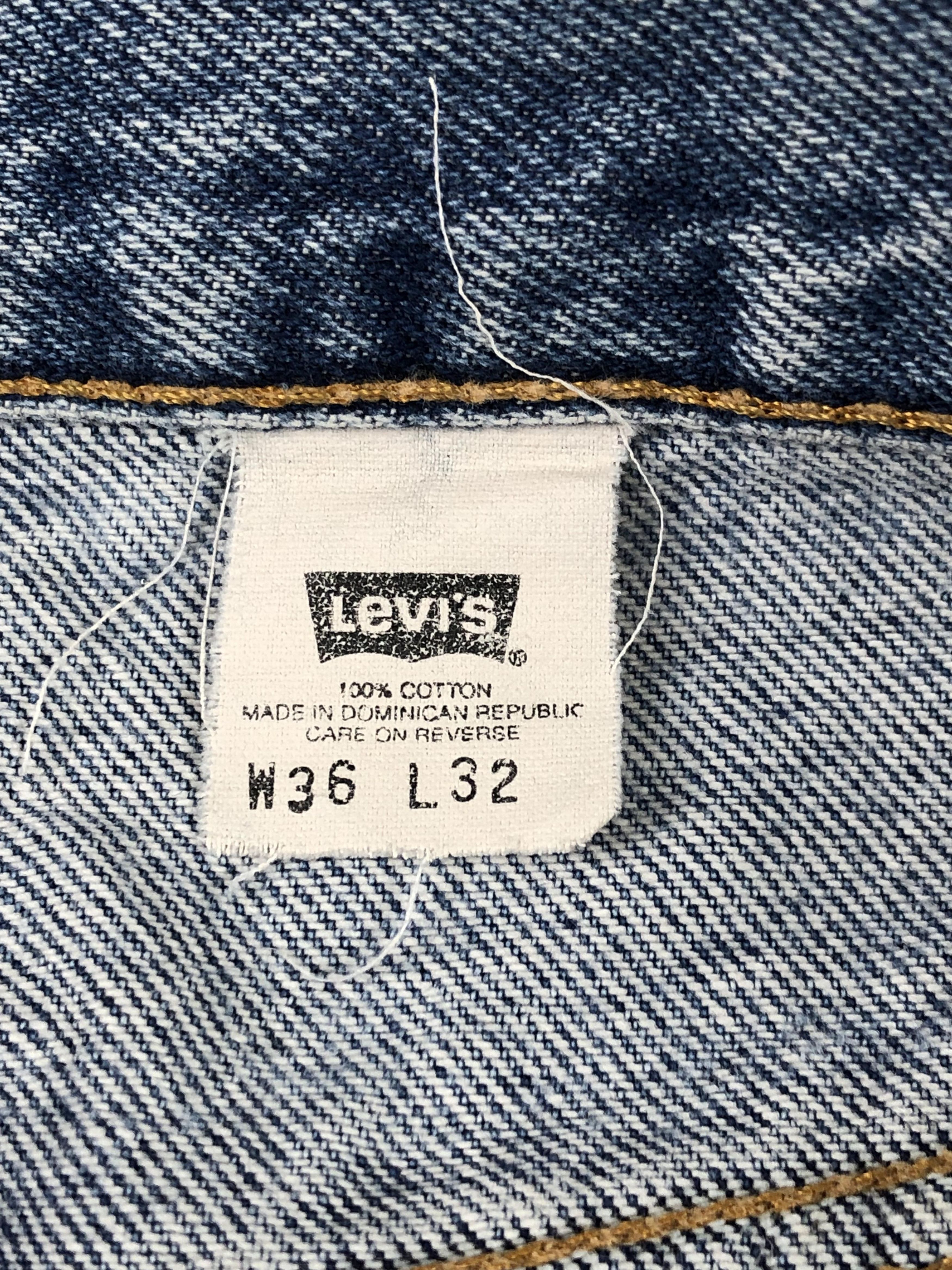 Levi's × Vintage Vintage 90s Levis 550 Faded Blue Jeans DP2223 Size US 36 / EU 52 - 6 Thumbnail