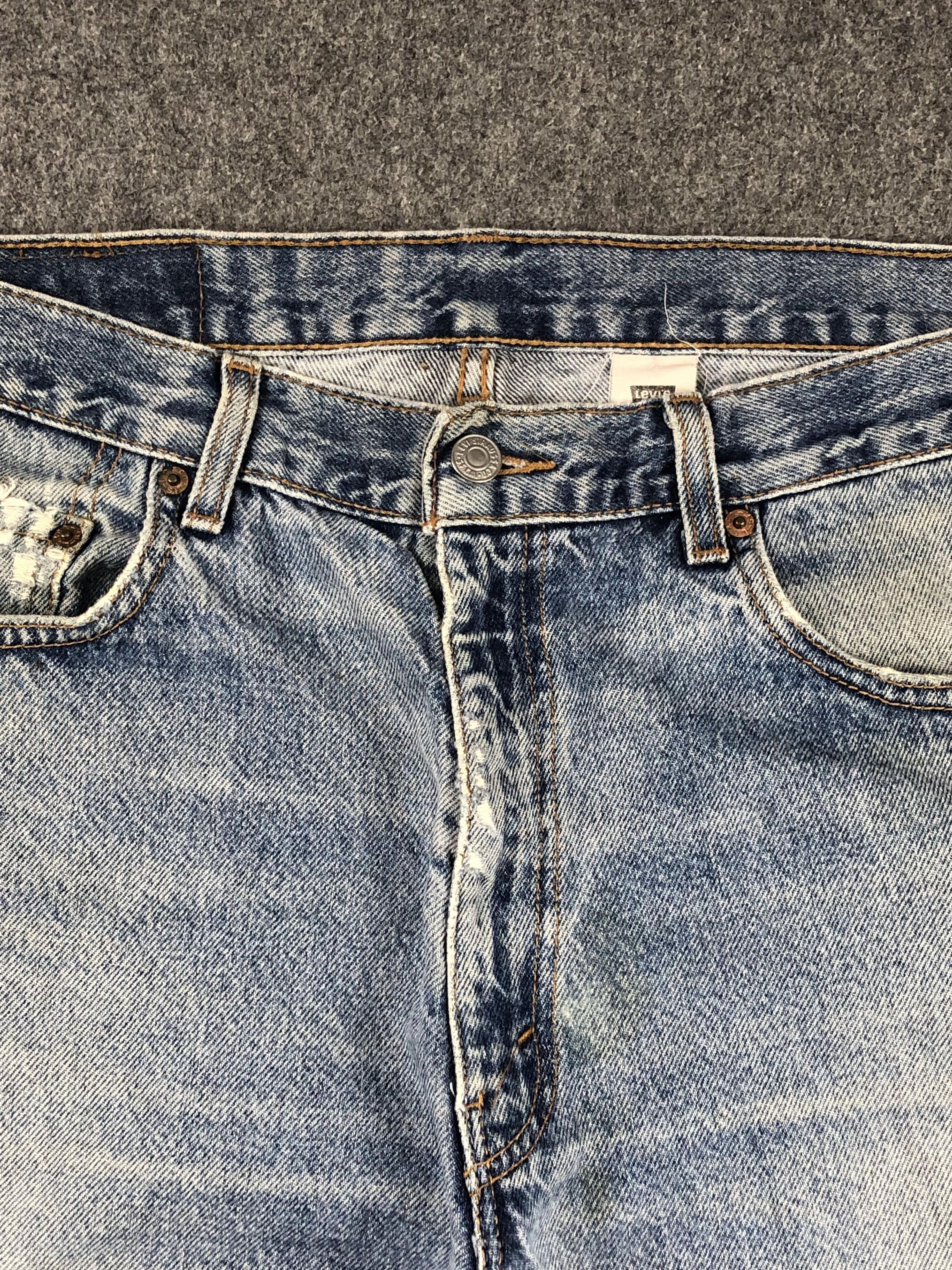 Levi's × Vintage Vintage 90s Levis 550 Faded Blue Jeans DP2223 Size US 36 / EU 52 - 2 Thumbnail