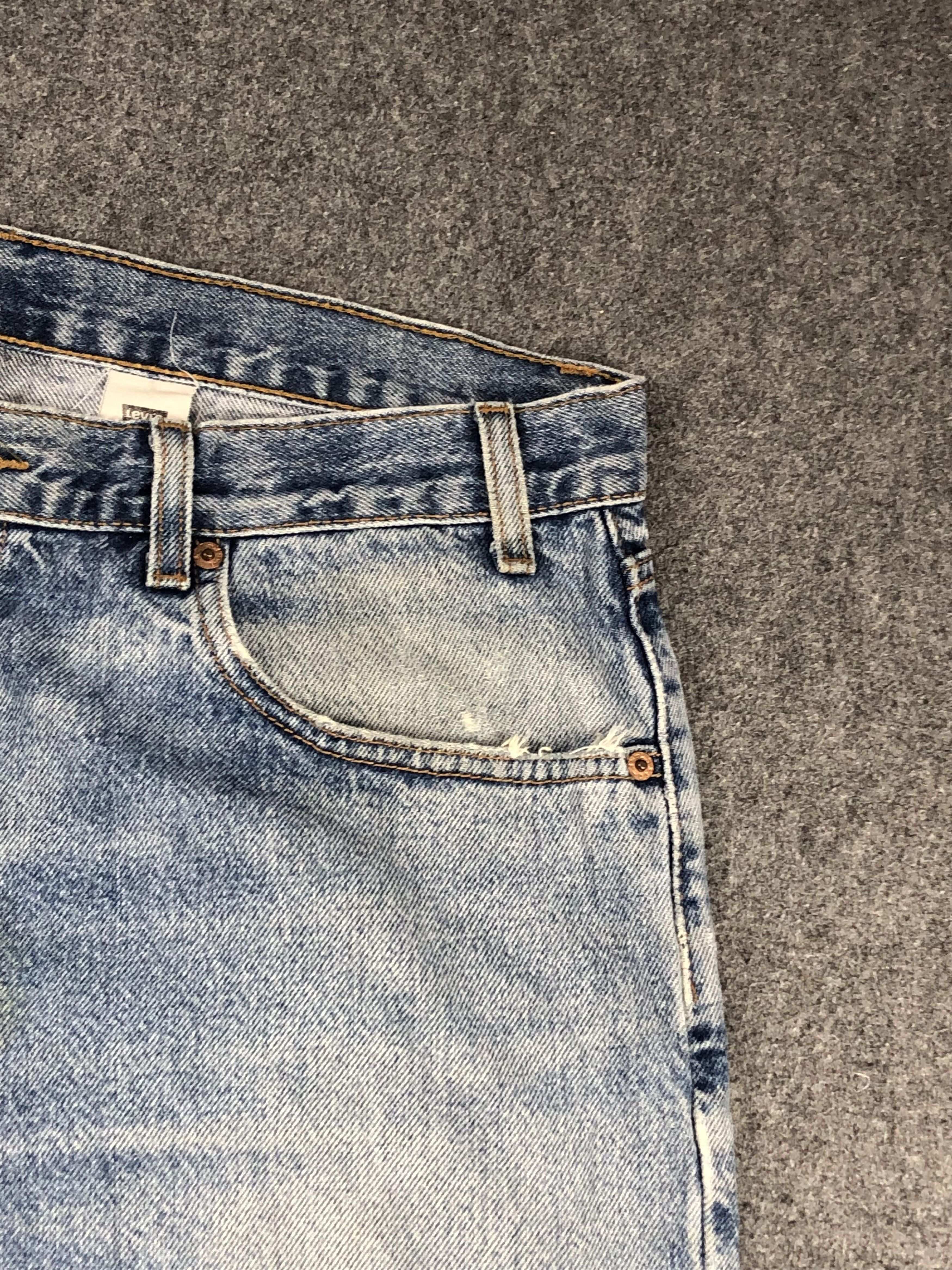Levi's × Vintage Vintage 90s Levis 550 Faded Blue Jeans DP2223 Size US 36 / EU 52 - 11 Thumbnail