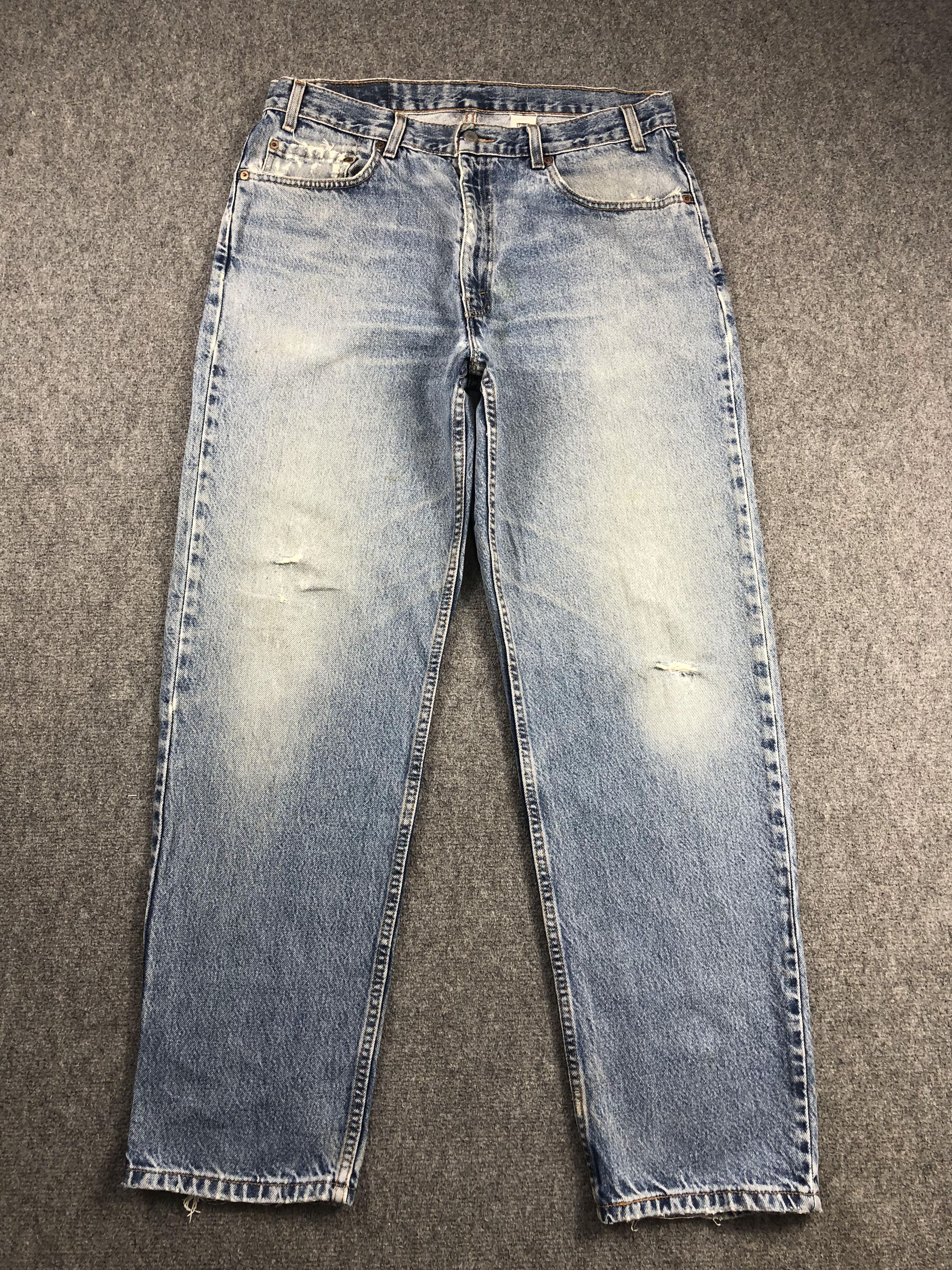 Vintage 90s Levis 550 Faded Blue Jeans DP2223