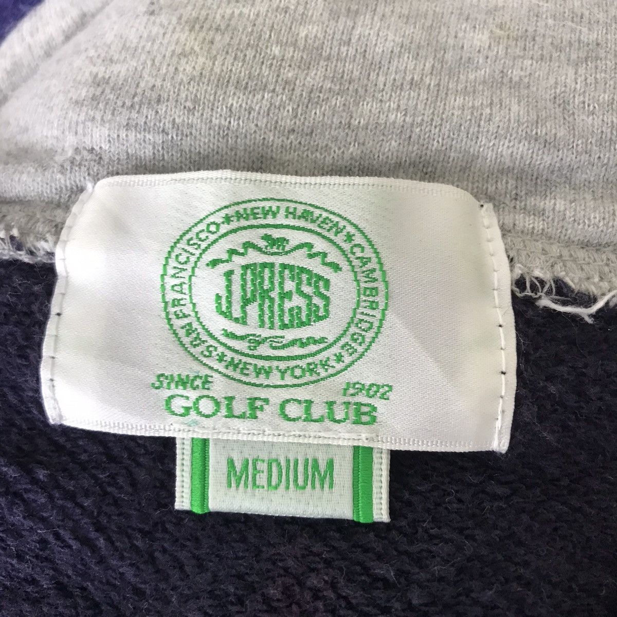 J. Press J. PRESS GOLF CLUB Japanese Brand Stripes Sweatshirt Size US M / EU 48-50 / 2 - 3 Thumbnail