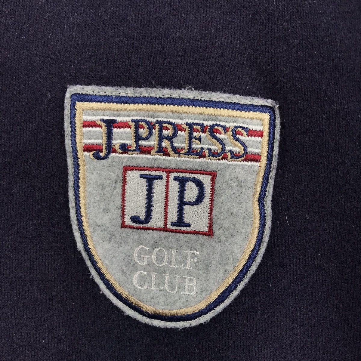J. Press J. PRESS GOLF CLUB Japanese Brand Stripes Sweatshirt Size US M / EU 48-50 / 2 - 4 Thumbnail