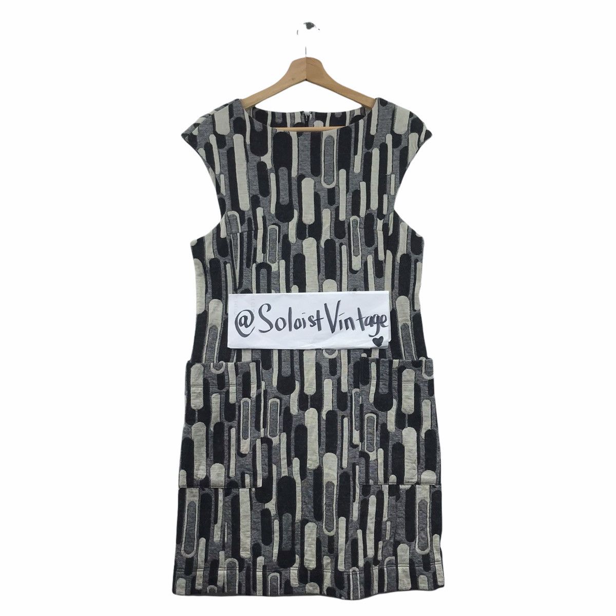Vintage L’EQUIPE YOSHIE INABA CapsulePatchwork Sleeveless DressJapan Size US S / EU 44-46 / 1 - 1 Thumbnail