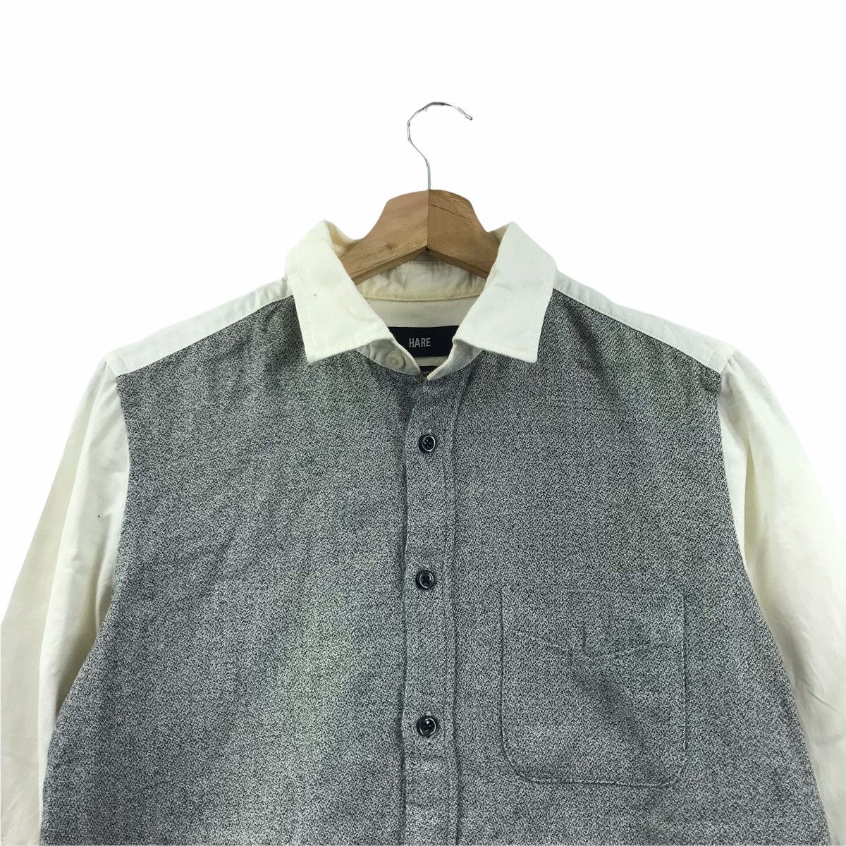 HARE HARE Japanese Brand Raglan Button Up Shirt Size US S / EU 44-46 / 1 - 2 Thumbnail