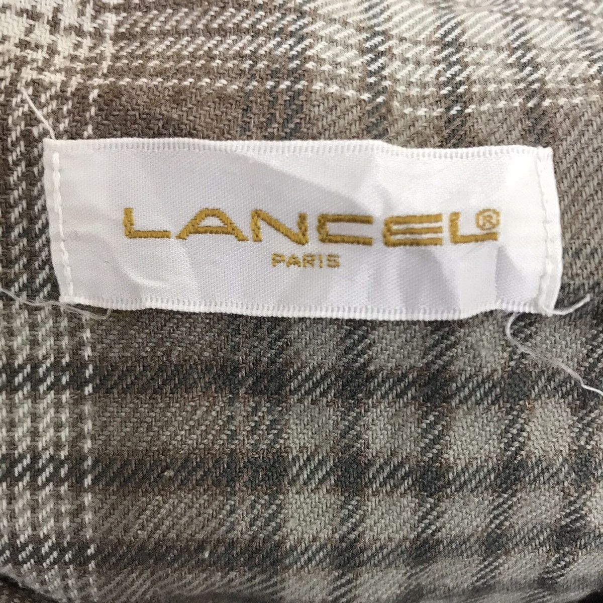 Lancel LANCEL PARIS Check Tartan France Designer Blouse Dress Size US XL / EU 56 / 4 - 3 Thumbnail