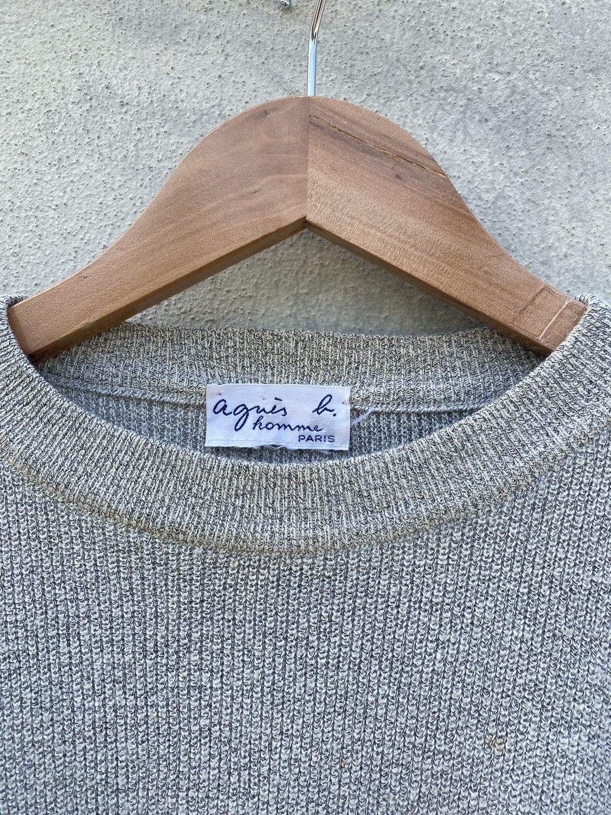 agnes b. Vintage Grey Agnes B. Longsleeve Shirts Size L / US 10 / IT 46 - 3 Thumbnail