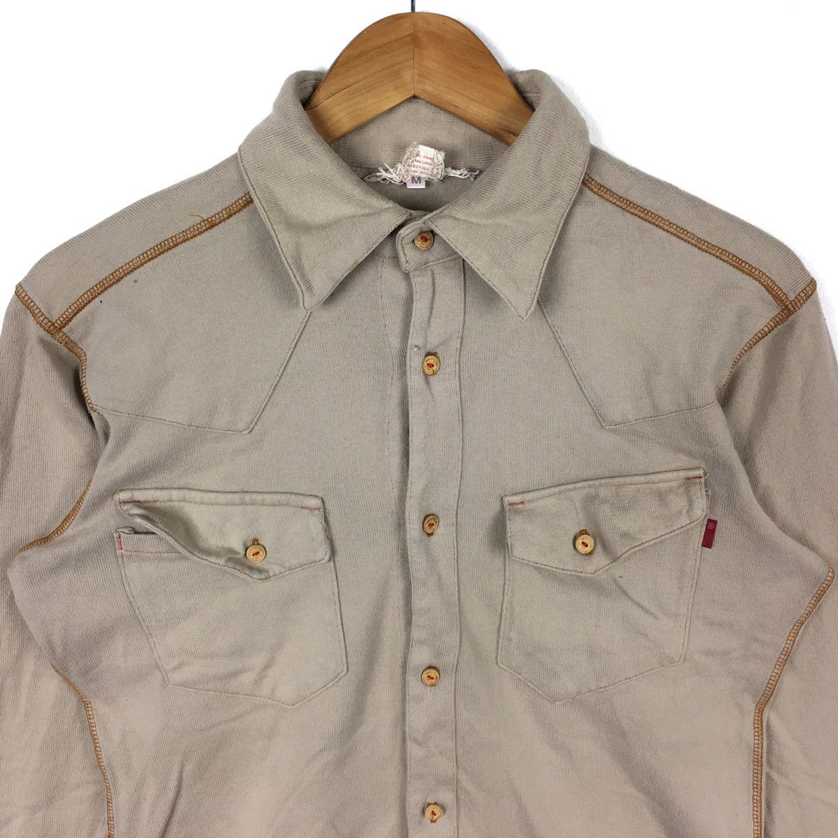Eternal ETERNAL Japanese Brand Double Pocker Workwear Western Shirt Size US M / EU 48-50 / 2 - 2 Thumbnail