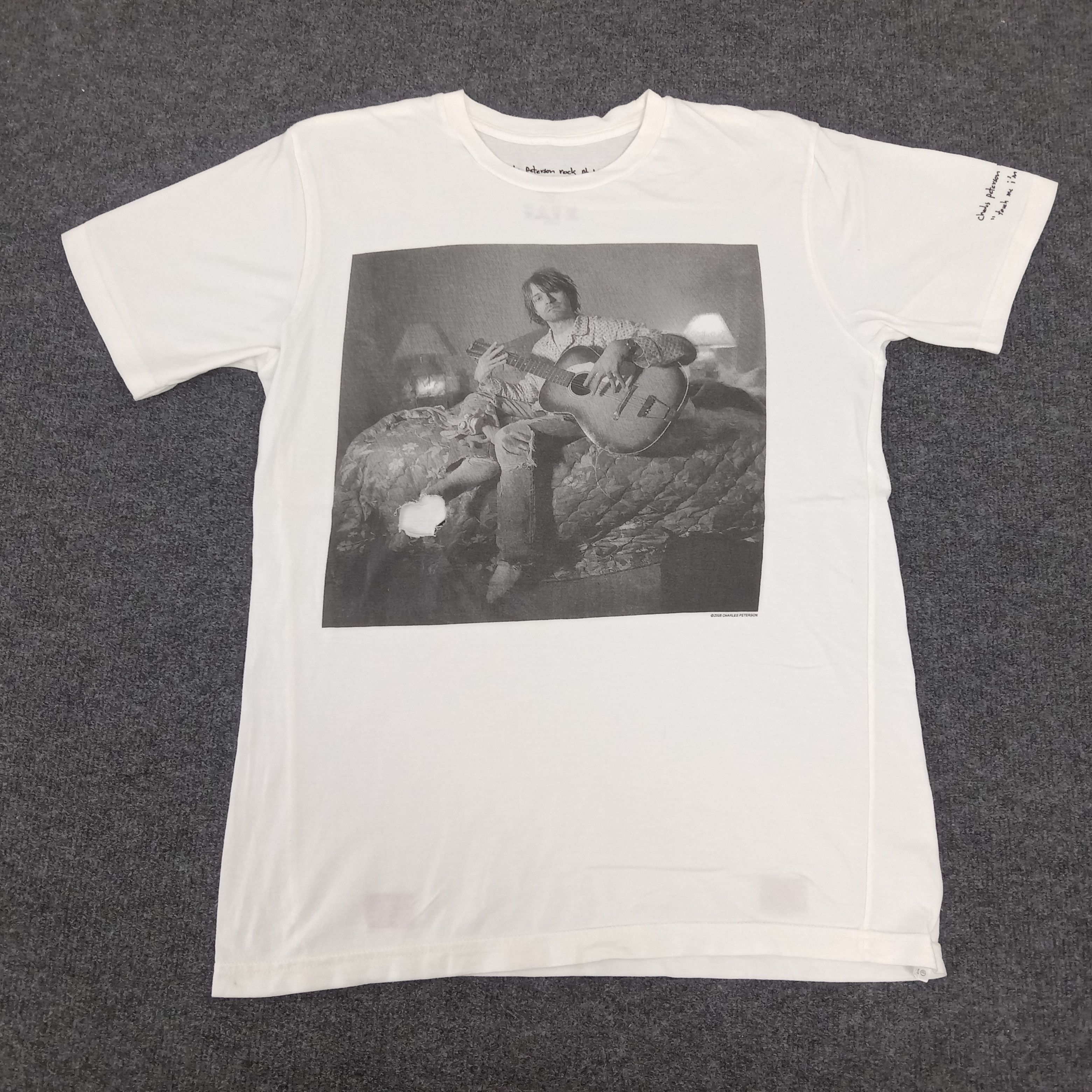 Band Tees × Vintage Charles Peterson x Kurt Cobain Photo Tshirt Size US M / EU 48-50 / 2 - 1 Thumbnail