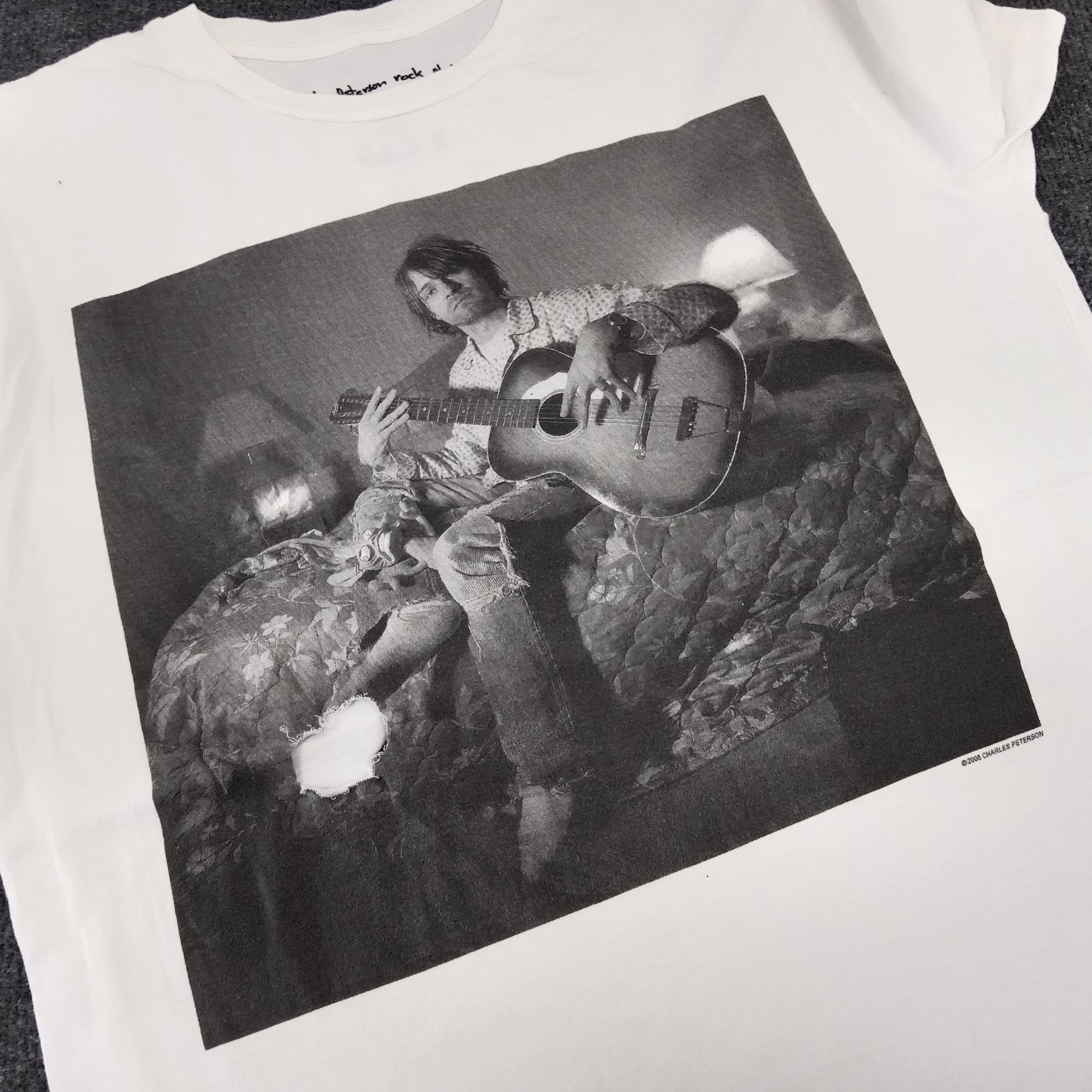 Band Tees × Vintage Charles Peterson x Kurt Cobain Photo Tshirt Size US M / EU 48-50 / 2 - 2 Thumbnail