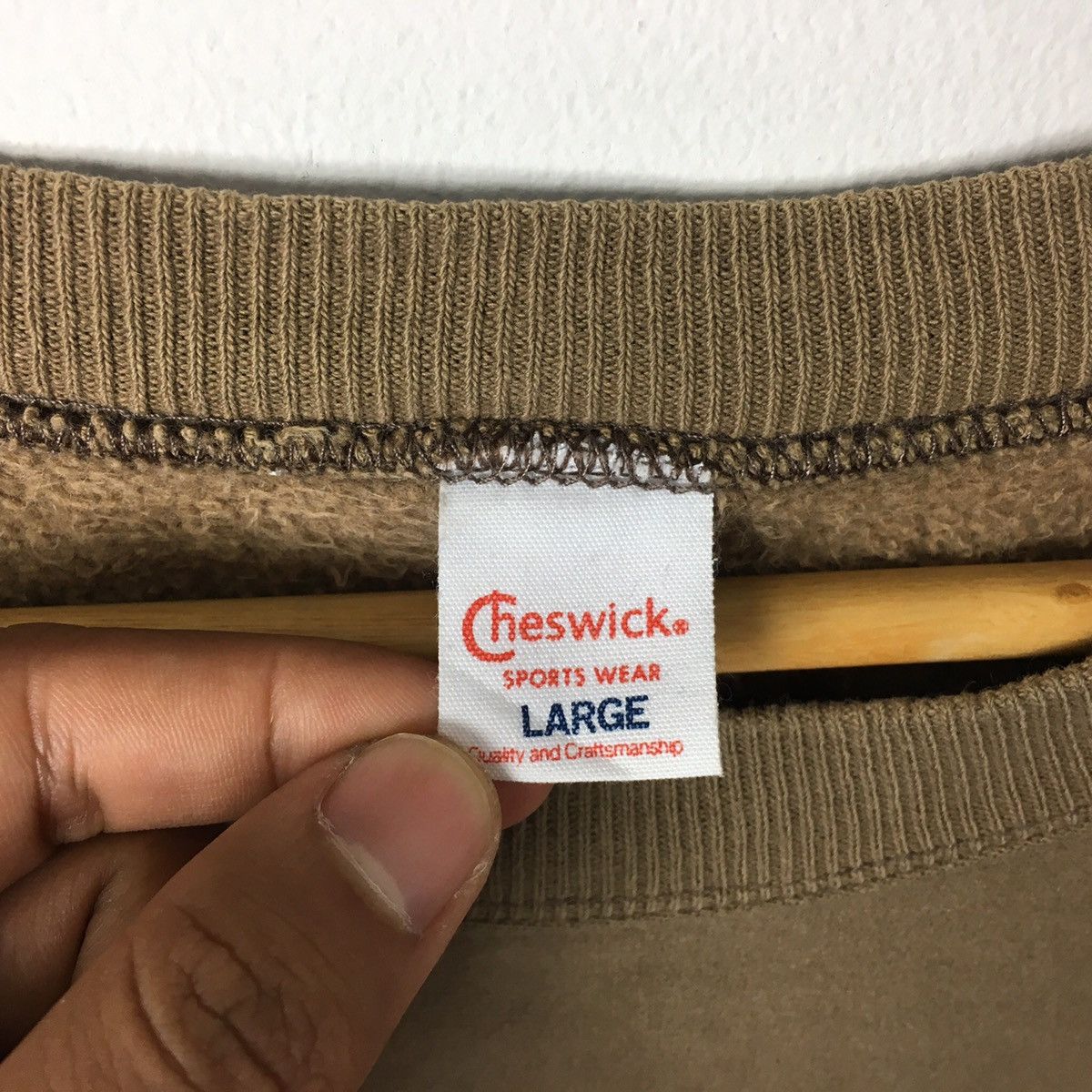 Vintage CANDOR TRACK By CHESWICK Sugarcane Brown Sweatshirt Size US L / EU 52-54 / 3 - 3 Thumbnail