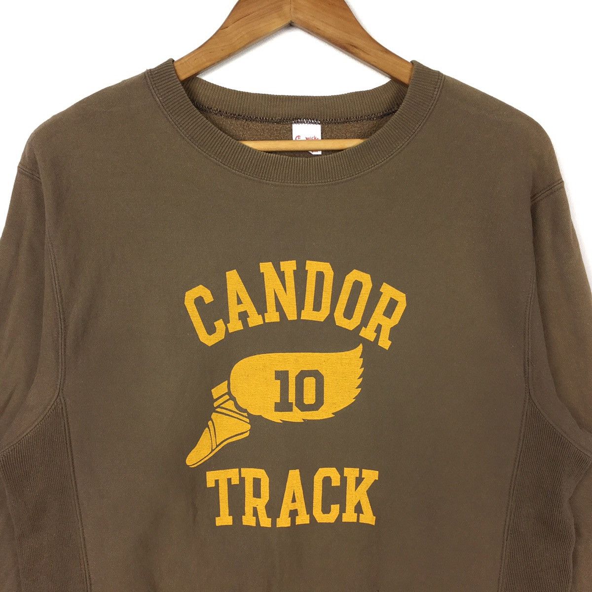 Vintage CANDOR TRACK By CHESWICK Sugarcane Brown Sweatshirt Size US L / EU 52-54 / 3 - 2 Thumbnail