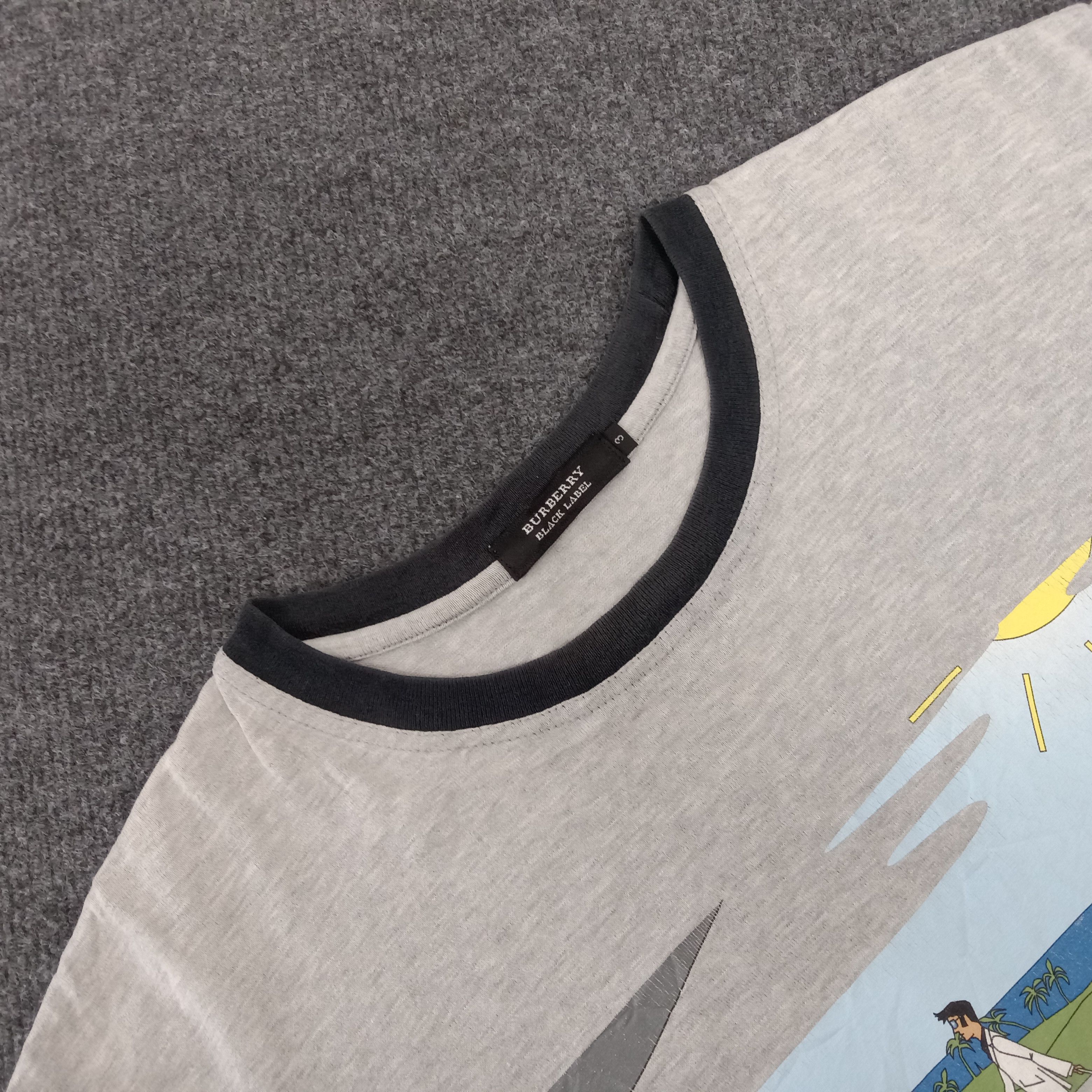 Burberry × Vintage Burberry Black Label Supersonic Jet-Set Tshirt Size US M / EU 48-50 / 2 - 5 Thumbnail