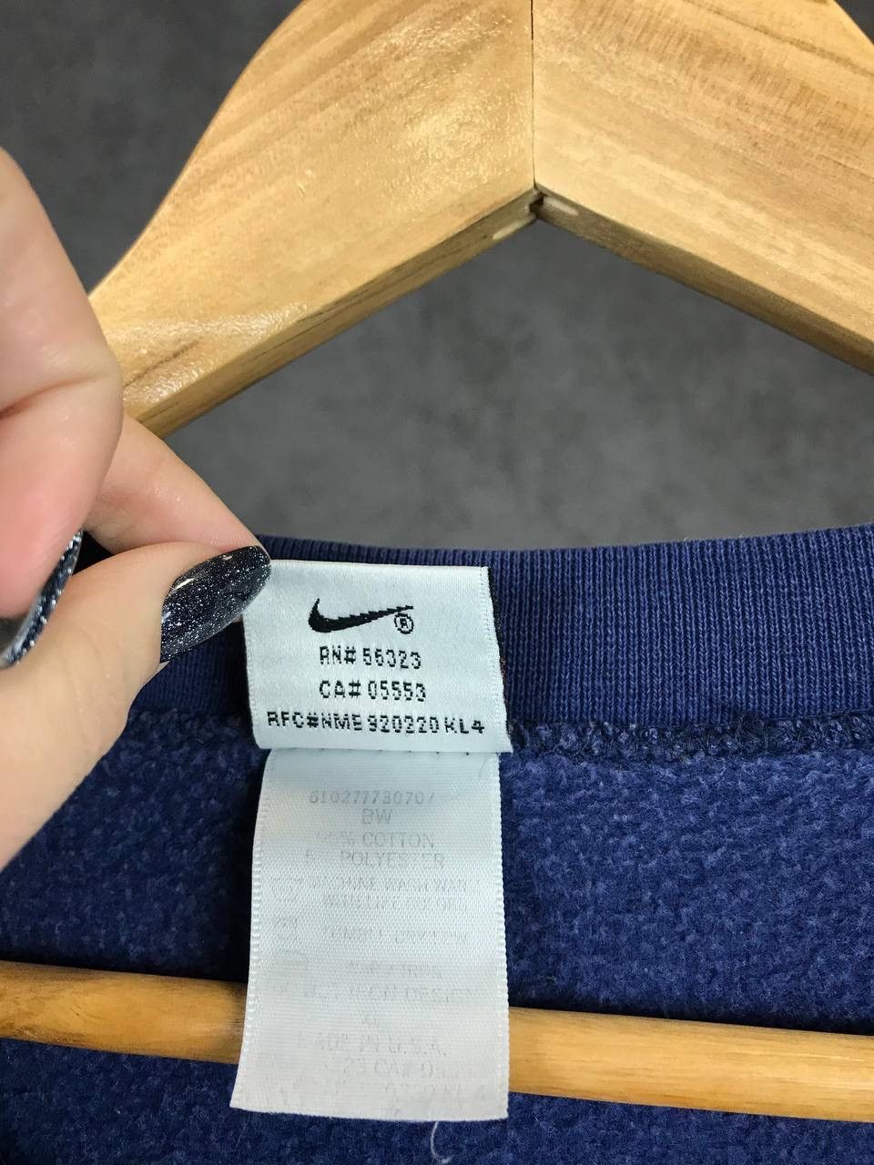 Nike Nike Town New York City vintage center logo sweatshirt Size US XL / EU 56 / 4 - 4 Thumbnail