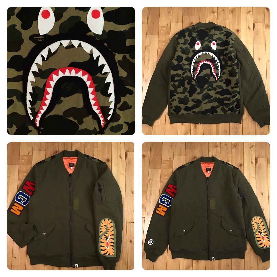 Bape bomber jacket fake hotsell