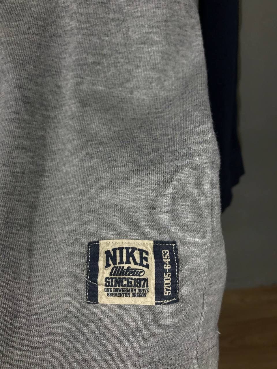 Nike × Vintage Nike swoosh streetwear vintage gray sweatshirt Size US S / EU 44-46 / 1 - 6 Thumbnail