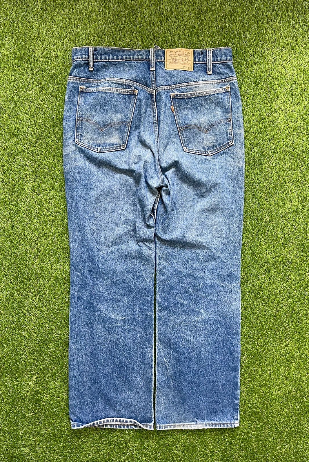 Levi's Vintage 1985 Mens Orange Tab Levi’s Jeans Made In USA Size US 38 / EU 54 - 5 Thumbnail