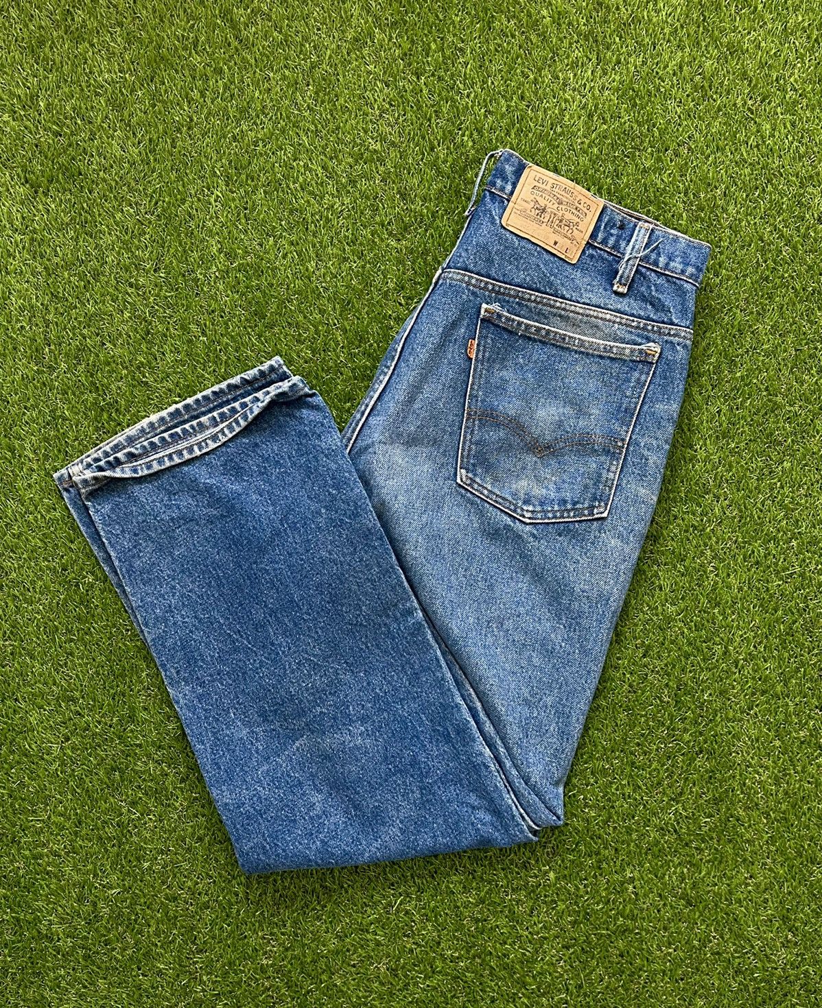 Levi's Vintage 1985 Mens Orange Tab Levi’s Jeans Made In USA Size US 38 / EU 54 - 1 Thumbnail