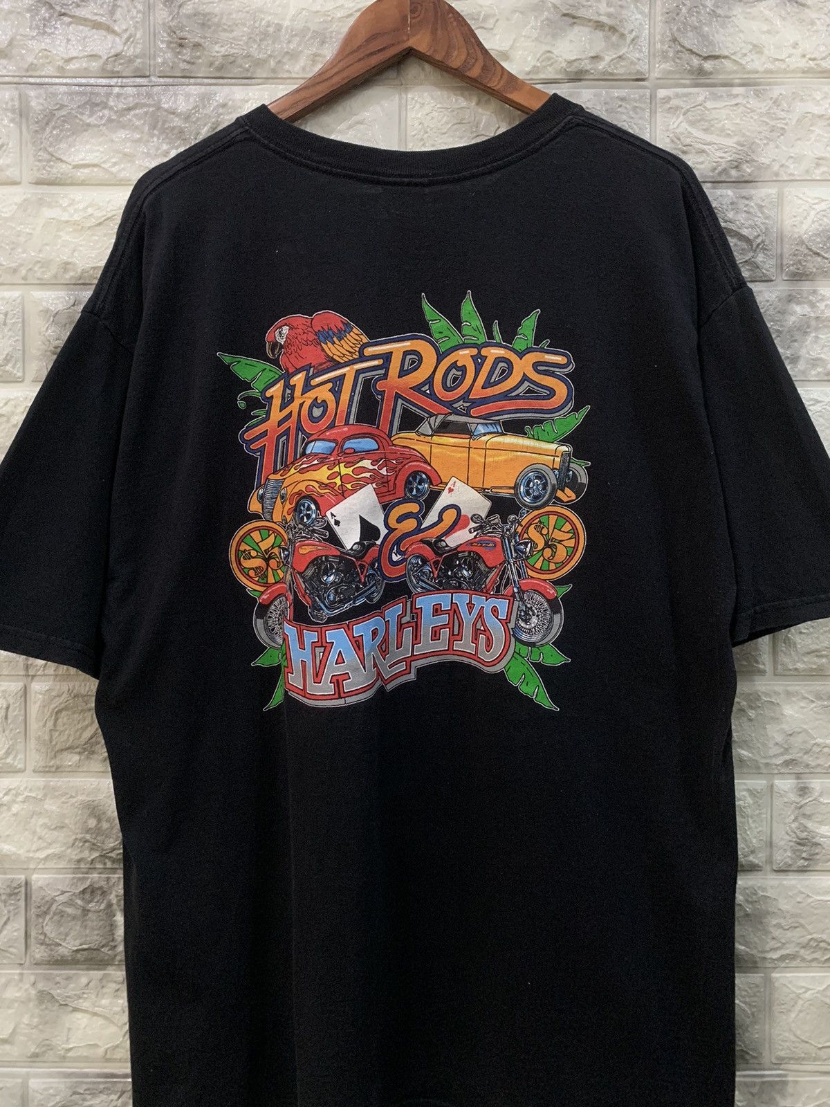 Vintage Vintage Hot Rods & Harleys T-Shirt Size US XL / EU 56 / 4 - 6 Thumbnail