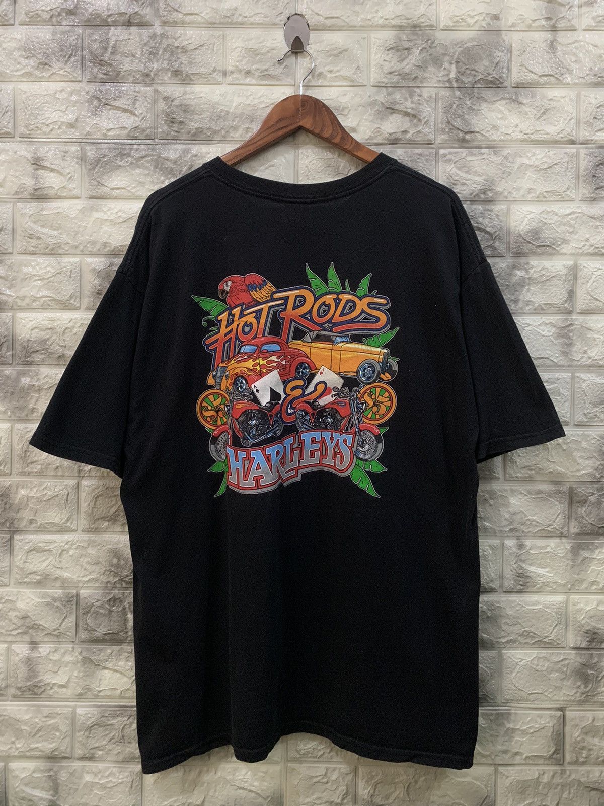 Vintage Vintage Hot Rods & Harleys T-Shirt Size US XL / EU 56 / 4 - 3 Thumbnail