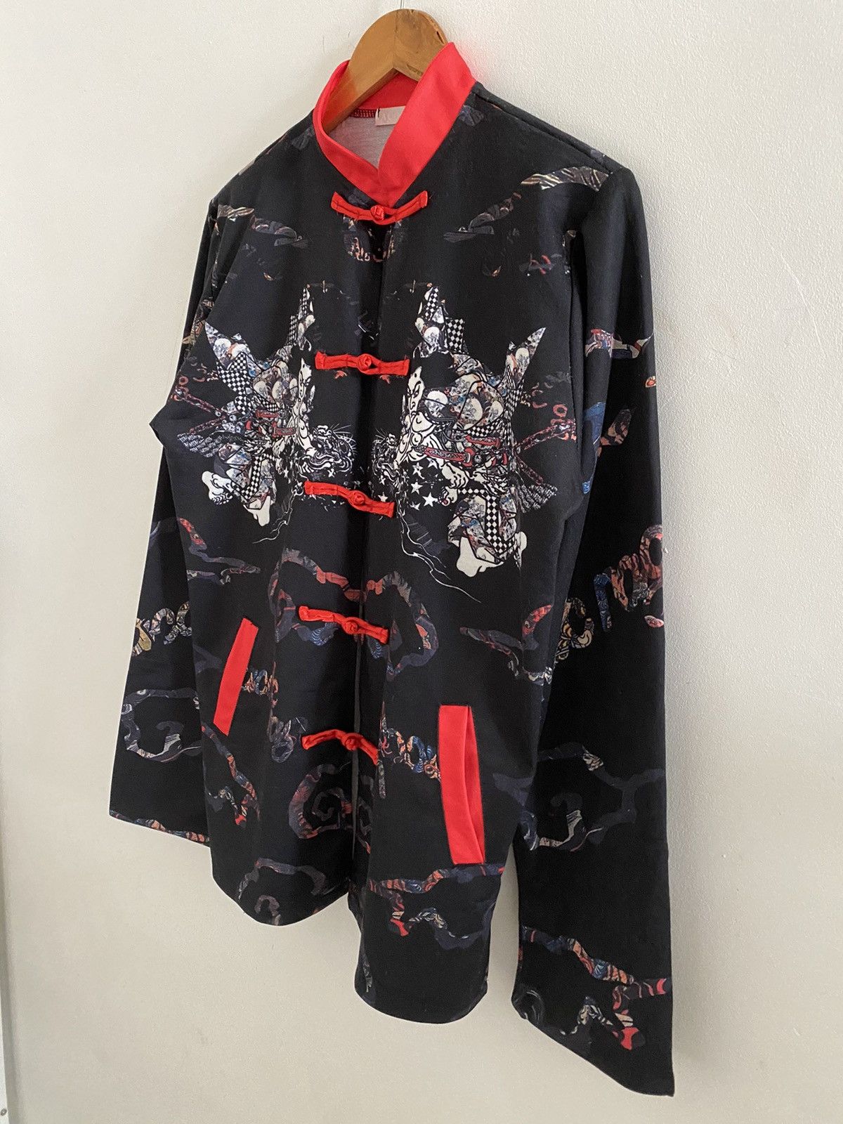 Hysteric Glamour Vintage Japanese ACDC RAG tatoo skull Madarin shirt Size US L / EU 52-54 / 3 - 5 Thumbnail
