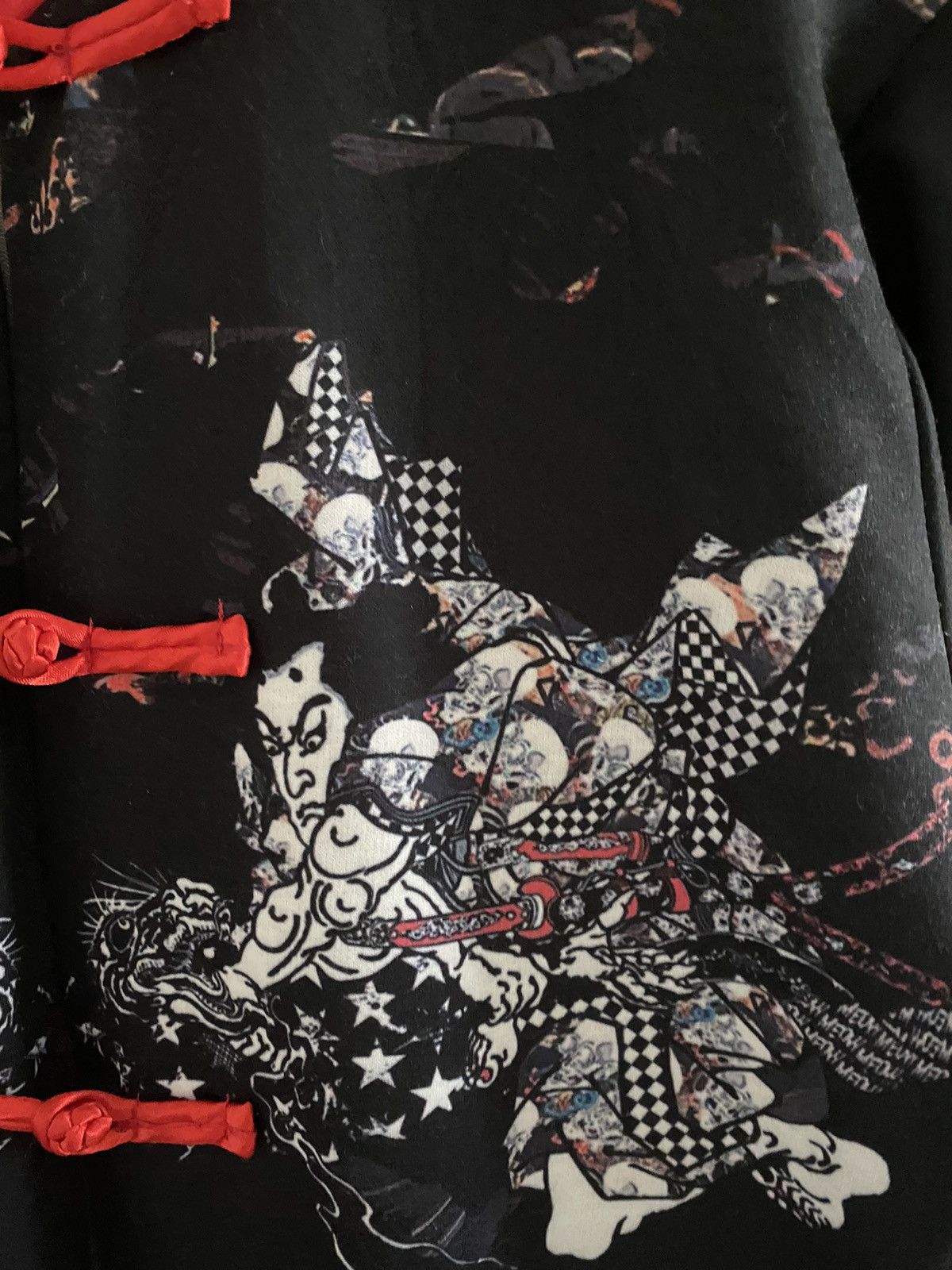 Hysteric Glamour Vintage Japanese ACDC RAG tatoo skull Madarin shirt Size US L / EU 52-54 / 3 - 14 Thumbnail