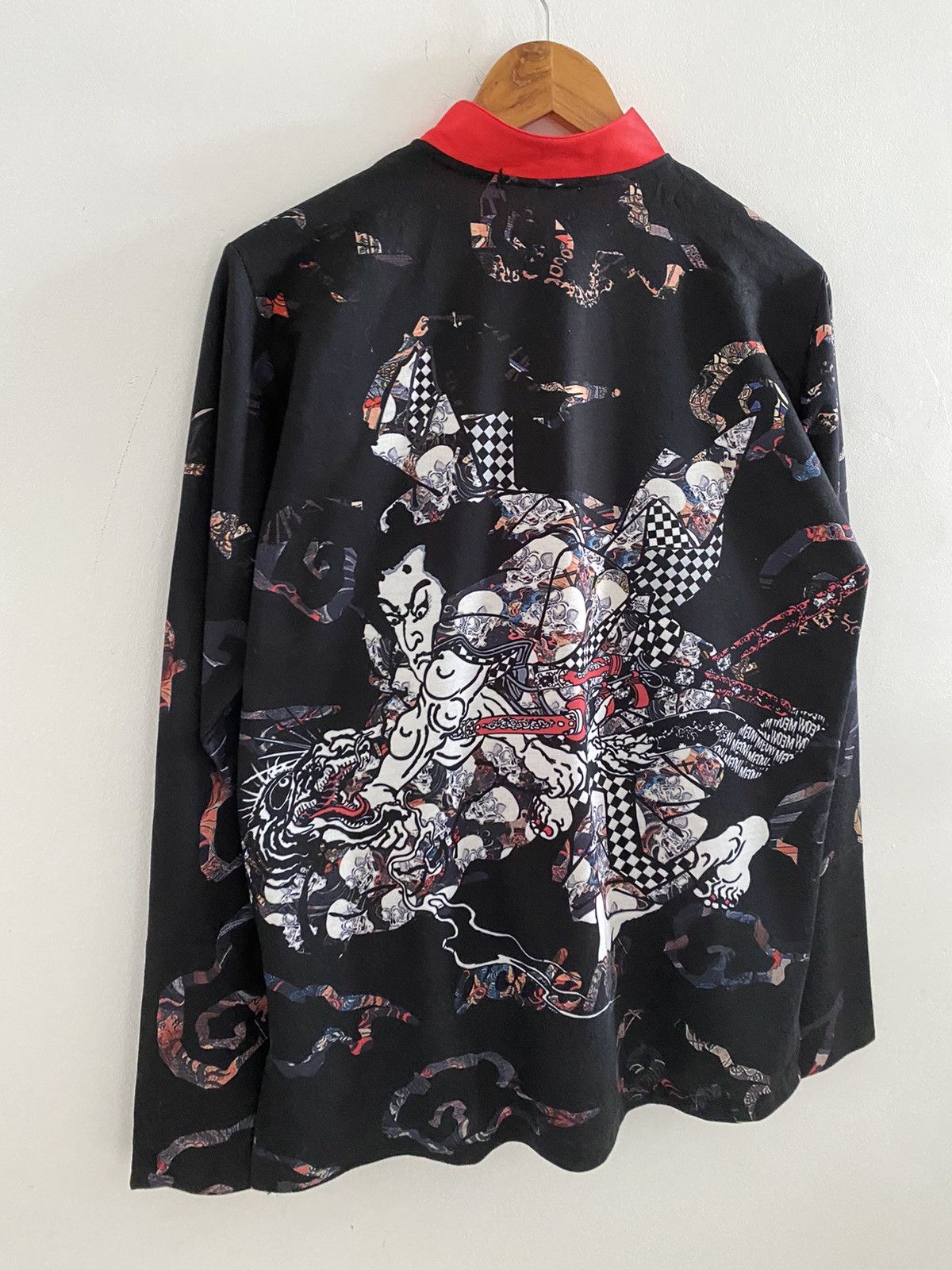 Hysteric Glamour Vintage Japanese ACDC RAG tatoo skull Madarin shirt Size US L / EU 52-54 / 3 - 7 Thumbnail