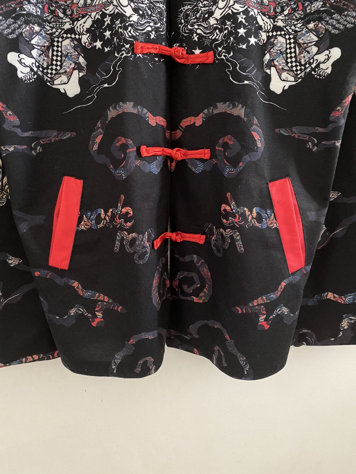 Hysteric Glamour Vintage Japanese ACDC RAG tatoo skull Madarin shirt Size US L / EU 52-54 / 3 - 13 Thumbnail