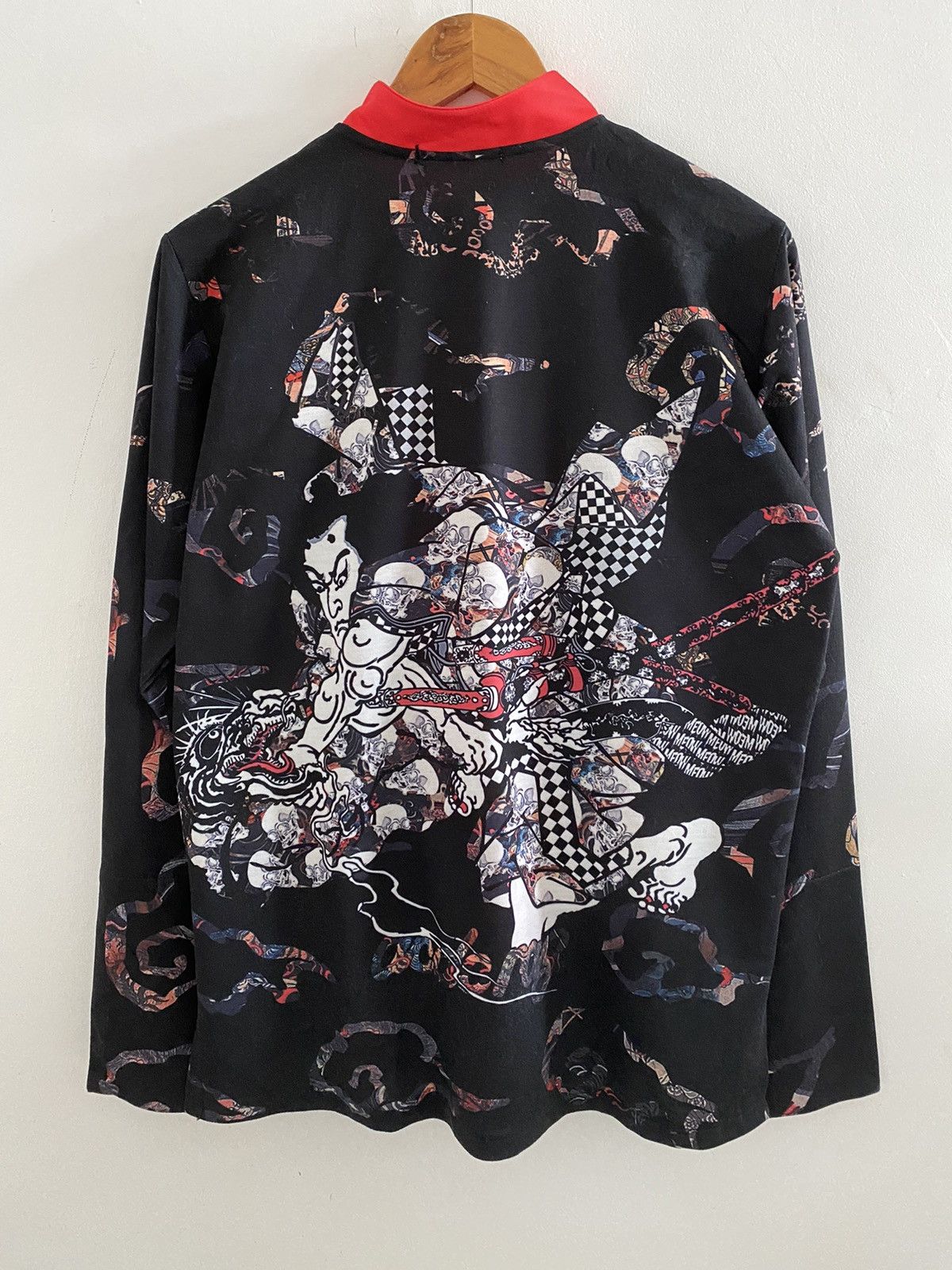 Hysteric Glamour Vintage Japanese ACDC RAG tatoo skull Madarin shirt Size US L / EU 52-54 / 3 - 6 Thumbnail