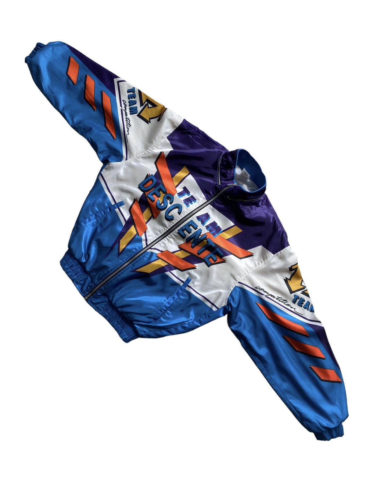 Descente Vintage Japanese Descente team Bomber jacket fullprint rare Size US L / EU 52-54 / 3 - 8 Thumbnail