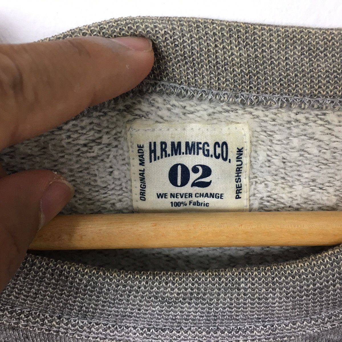Vintage HR MARKET Heart Ranch Japanese Brand Grey Sweatshirt Size US L / EU 52-54 / 3 - 3 Thumbnail