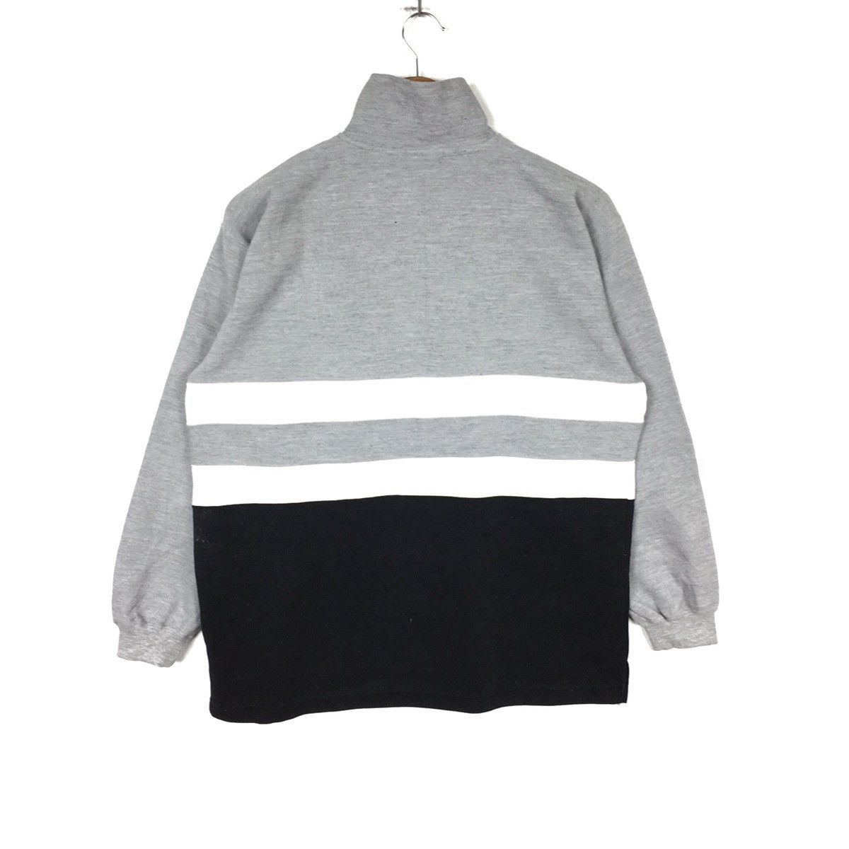 Vintage SABLINA VALENTINO Paris Italy Designer Stripes Half Zipper Size US M / EU 48-50 / 2 - 4 Thumbnail