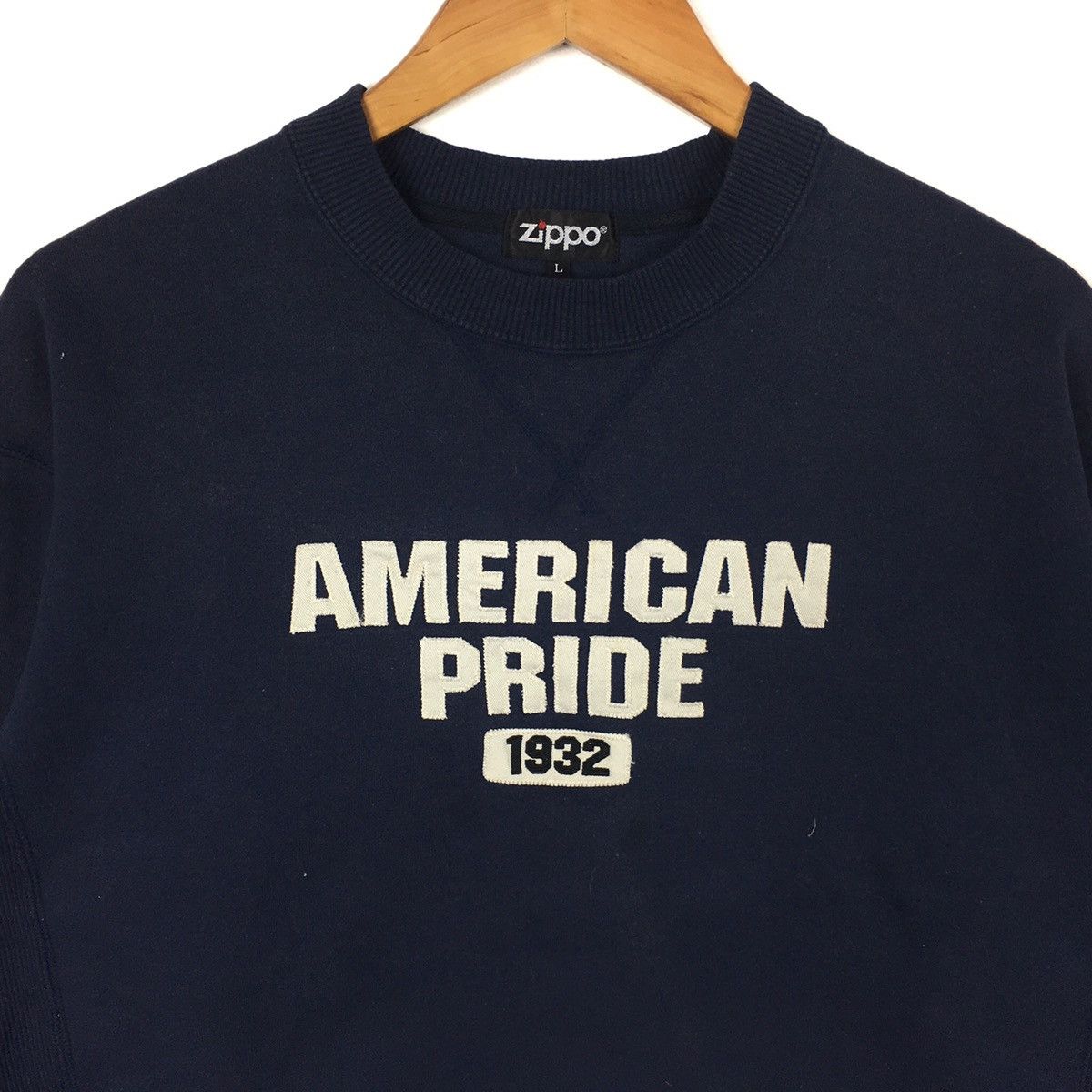 Zippo ZIPPO USA American Pride Black Sweatshirt Size US L / EU 52-54 / 3 - 2 Thumbnail
