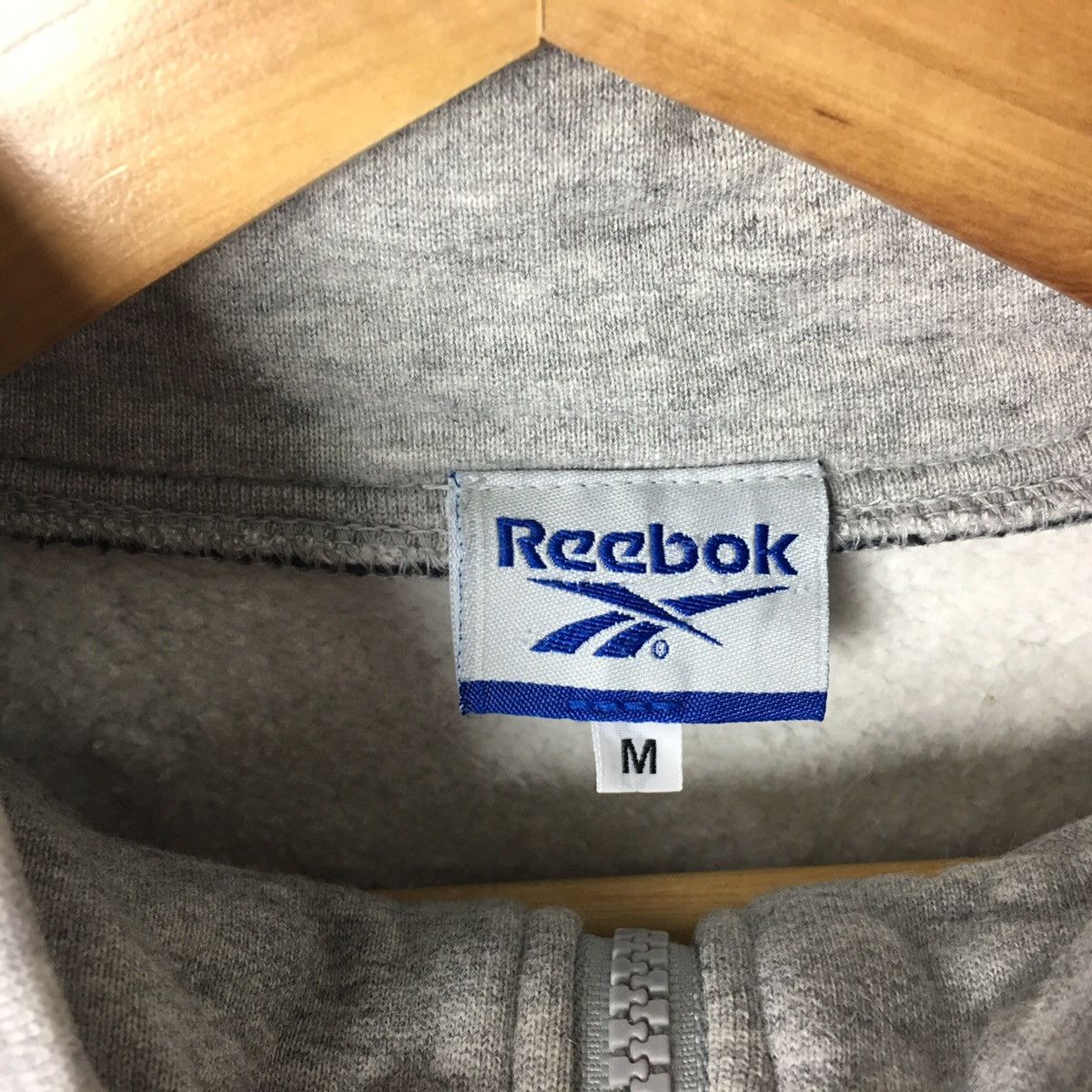 Reebok REEBOK SPORT Half Zipper Sportswear Grey Sweatshirt Size US M / EU 48-50 / 2 - 3 Thumbnail