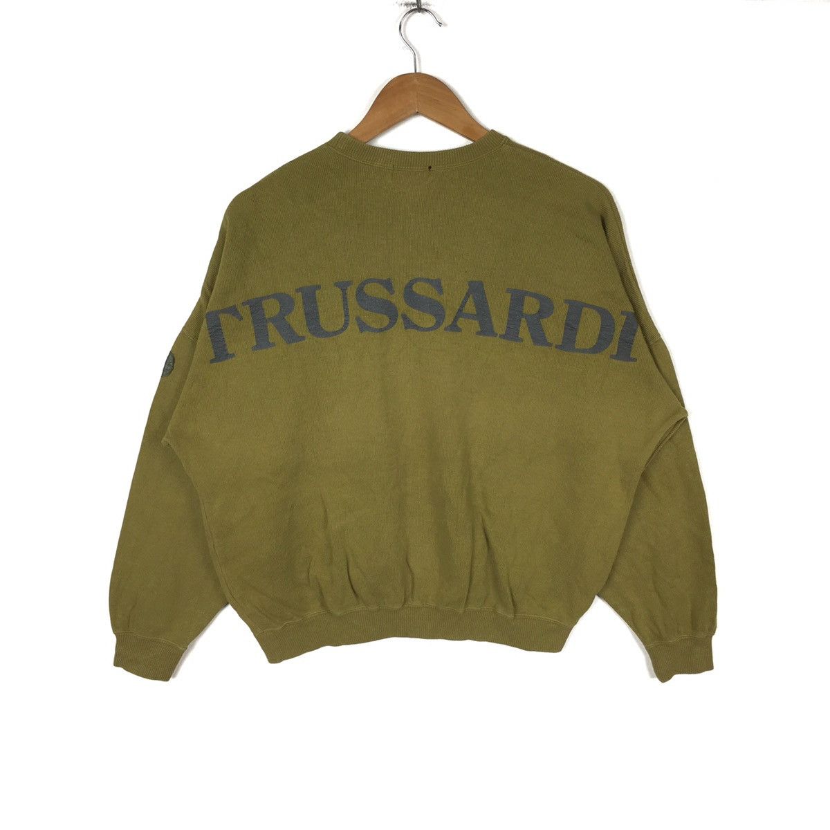 Trussardi TRUSSARDI JEANS ICONIC Italy Embroidered Green Sweatshirt Size US XXL / EU 58 / 5 - 1 Thumbnail