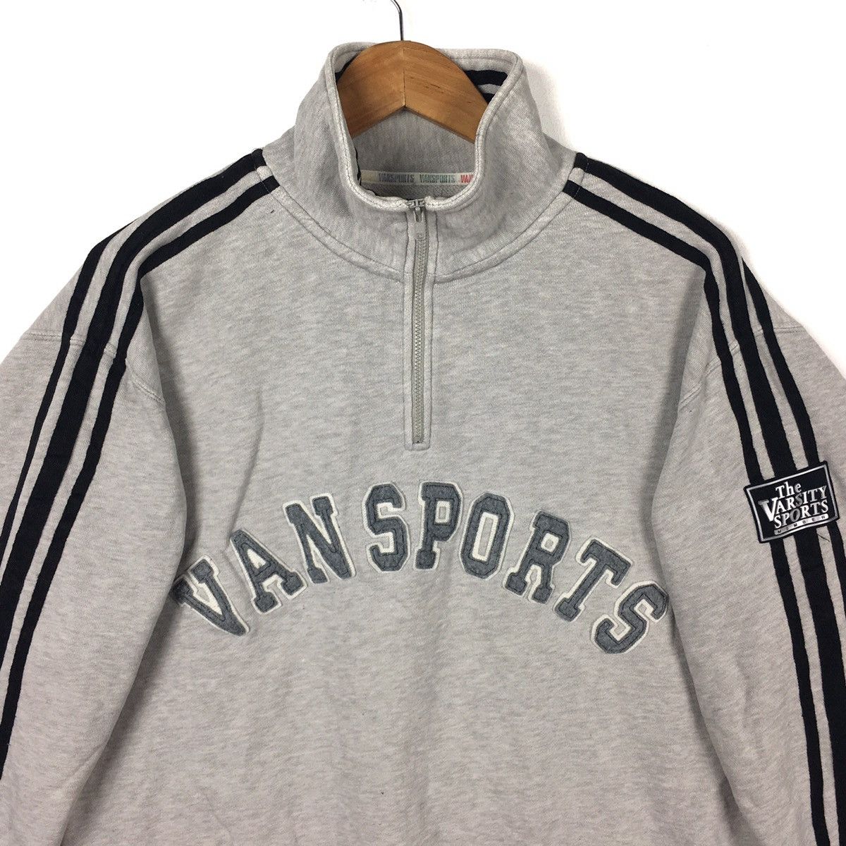 Vans VANSPORT Vans Skateboard Embroidered Skate Grey Sweatshirt Size US L / EU 52-54 / 3 - 2 Thumbnail