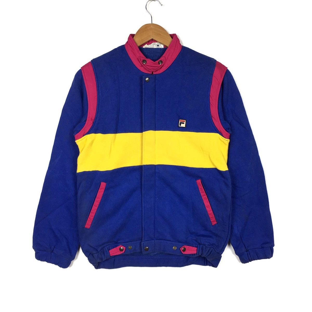 Fila FILA SPORT Color Block Multi Color Sportswear Blue Jacket Size US S / EU 44-46 / 1 - 1 Thumbnail