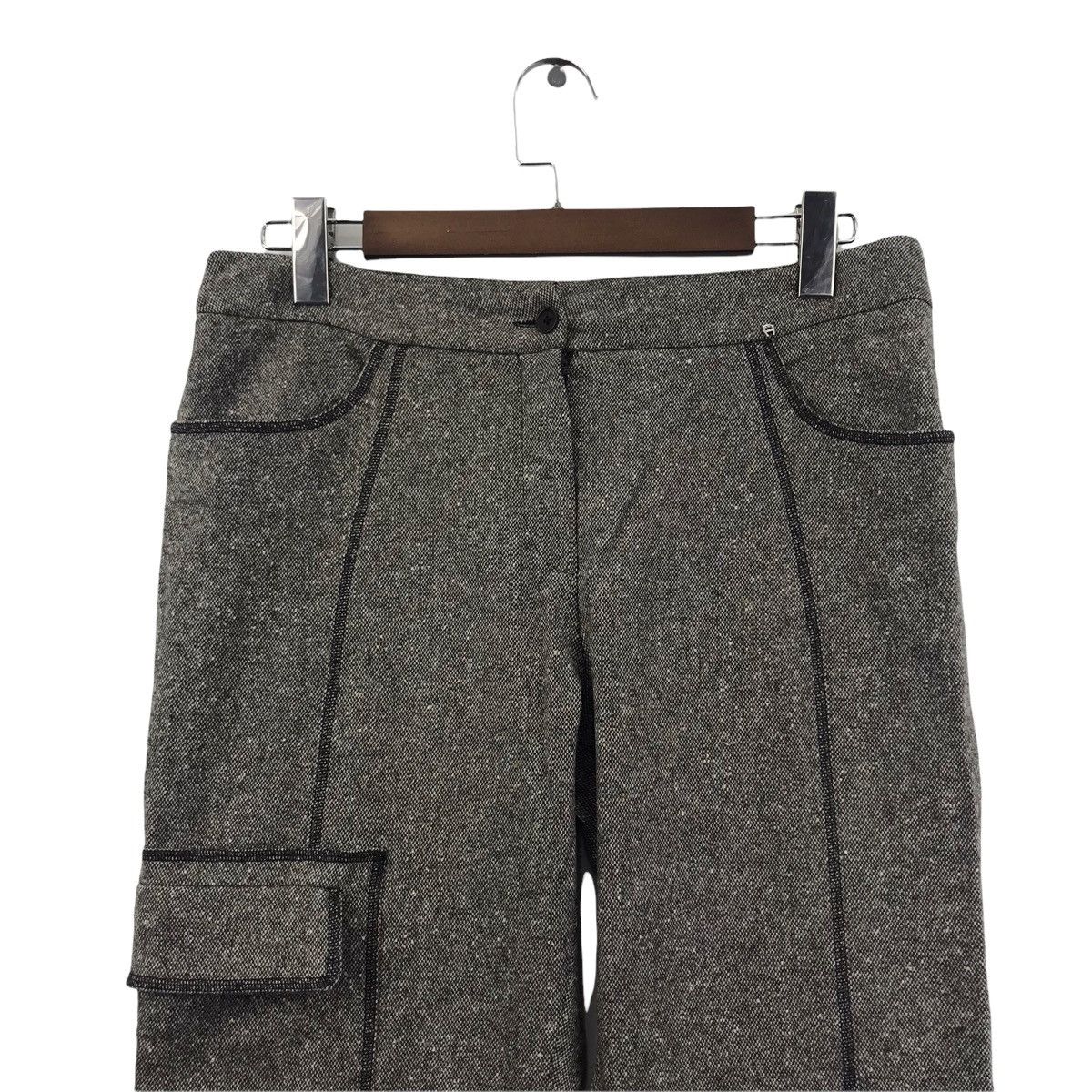 Aigner AIGNER Cargo Germany Brand Wool Casual Trousers Pant Size US 32 / EU 48 - 2 Thumbnail