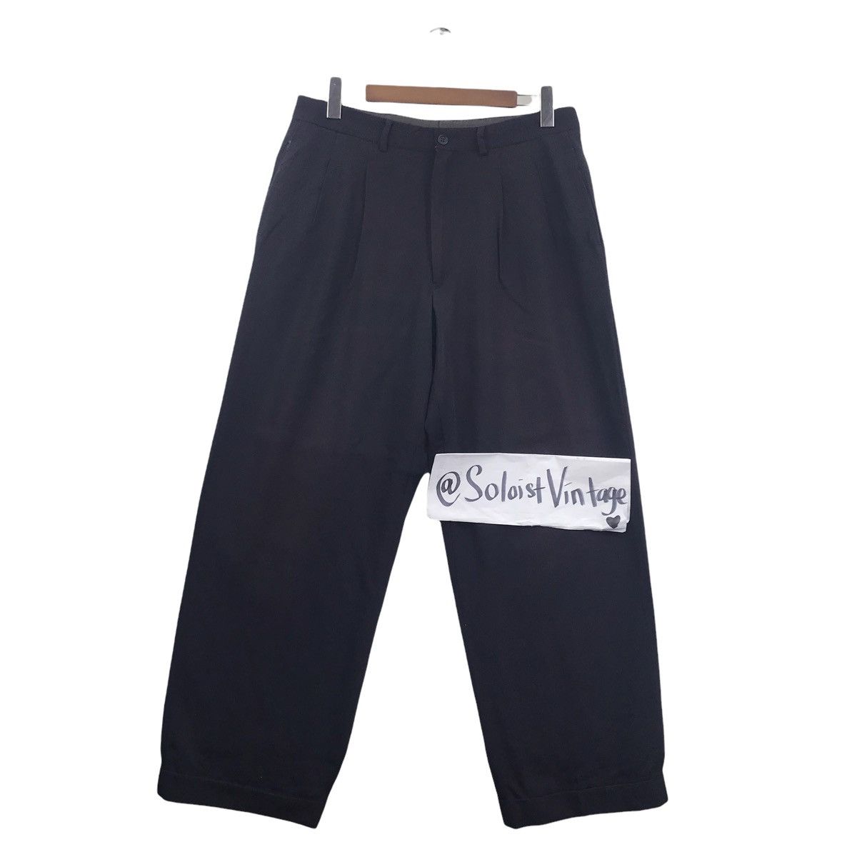 Emporio Armani EMPERIO ARMANI ITALY Designer Brand Wool Trousers Pant Size US 33 - 1 Thumbnail