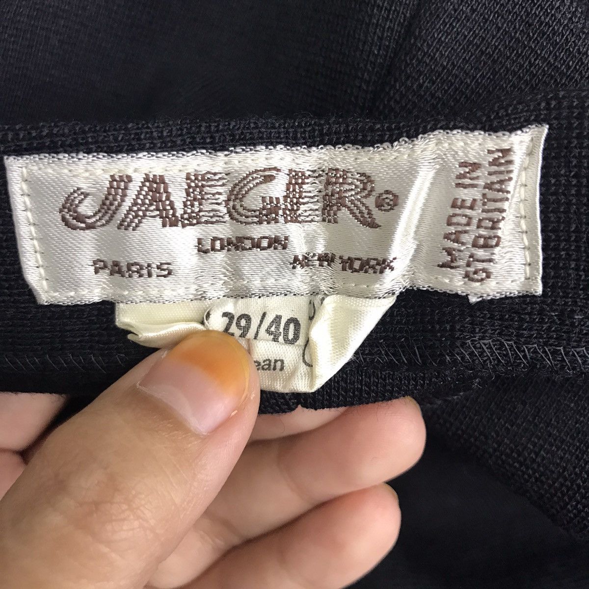 Jaeger JAEGAR Great Britain High Waist Casual Trousers Pant Size US 28 / EU 44 - 3 Thumbnail