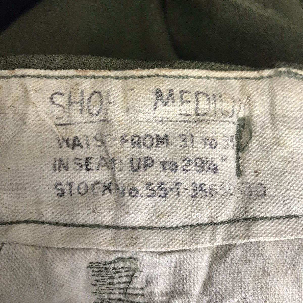 Vintage Vintage 50s FIELD WOOL Military Army Fatique Utility Pant Size US 32 / EU 48 - 4 Thumbnail