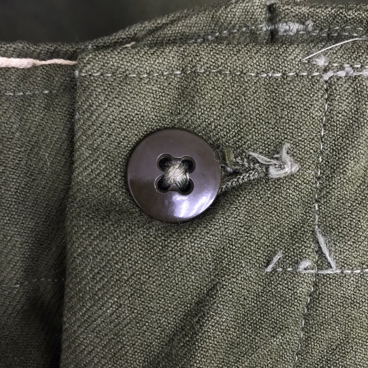 Vintage Vintage 50s FIELD WOOL Military Army Fatique Utility Pant Size US 32 / EU 48 - 3 Thumbnail