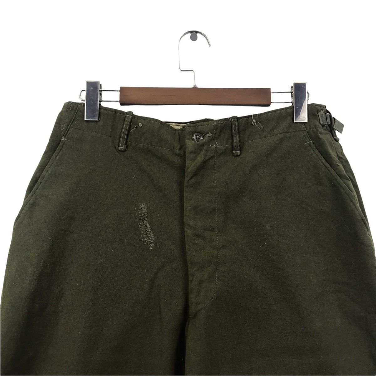 Vintage Vintage 50s FIELD WOOL Military Army Fatique Utility Pant Size US 32 / EU 48 - 2 Thumbnail