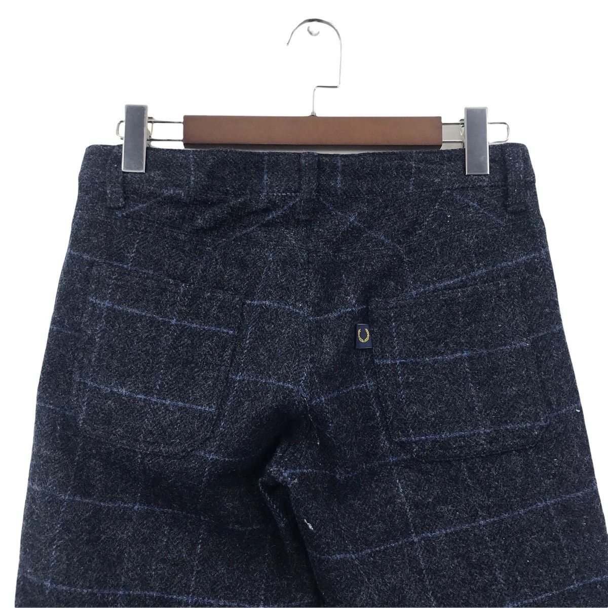 Fred Perry FRED PERRY Check Tartan Japanese Brand Wool Casual Trousers Size US 31 - 9 Thumbnail