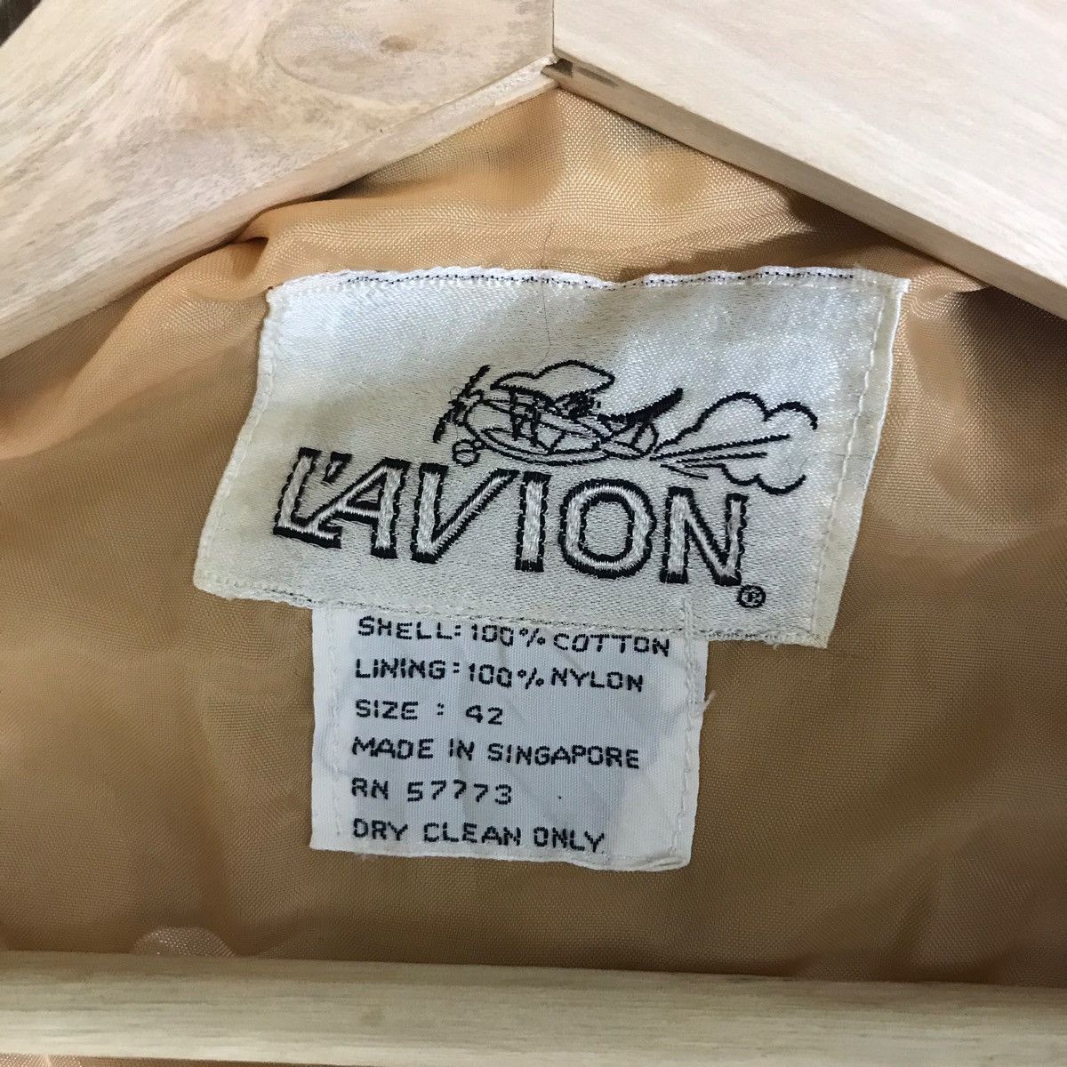 Japanese Brand Vintage L’AVION LAVION Flight Jacket Brown Coat Size US M / EU 48-50 / 2 - 4 Thumbnail