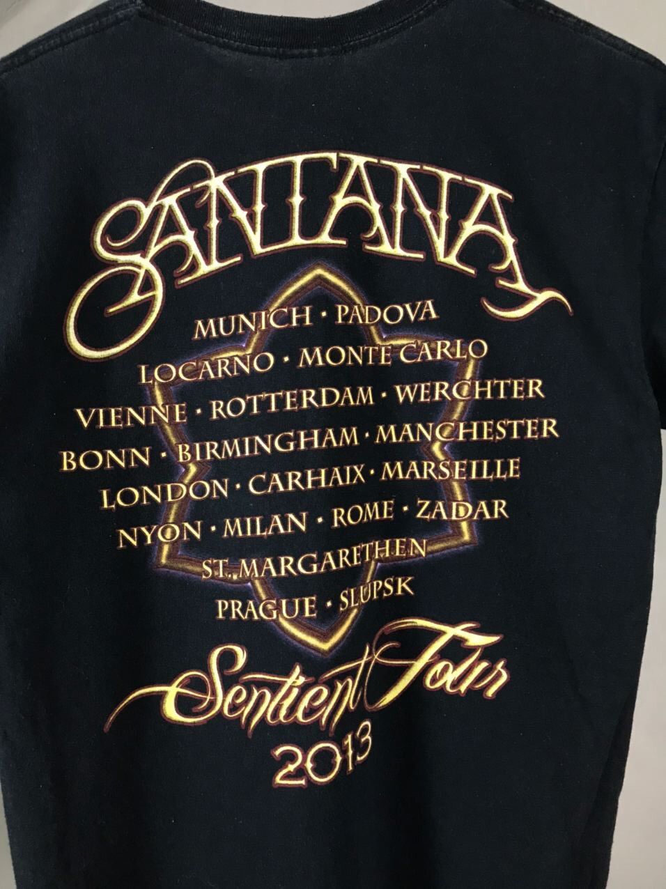 Band Tees × Vintage Santana 2013 Vintage Band Tour Tee Size US M / EU 48-50 / 2 - 7 Thumbnail
