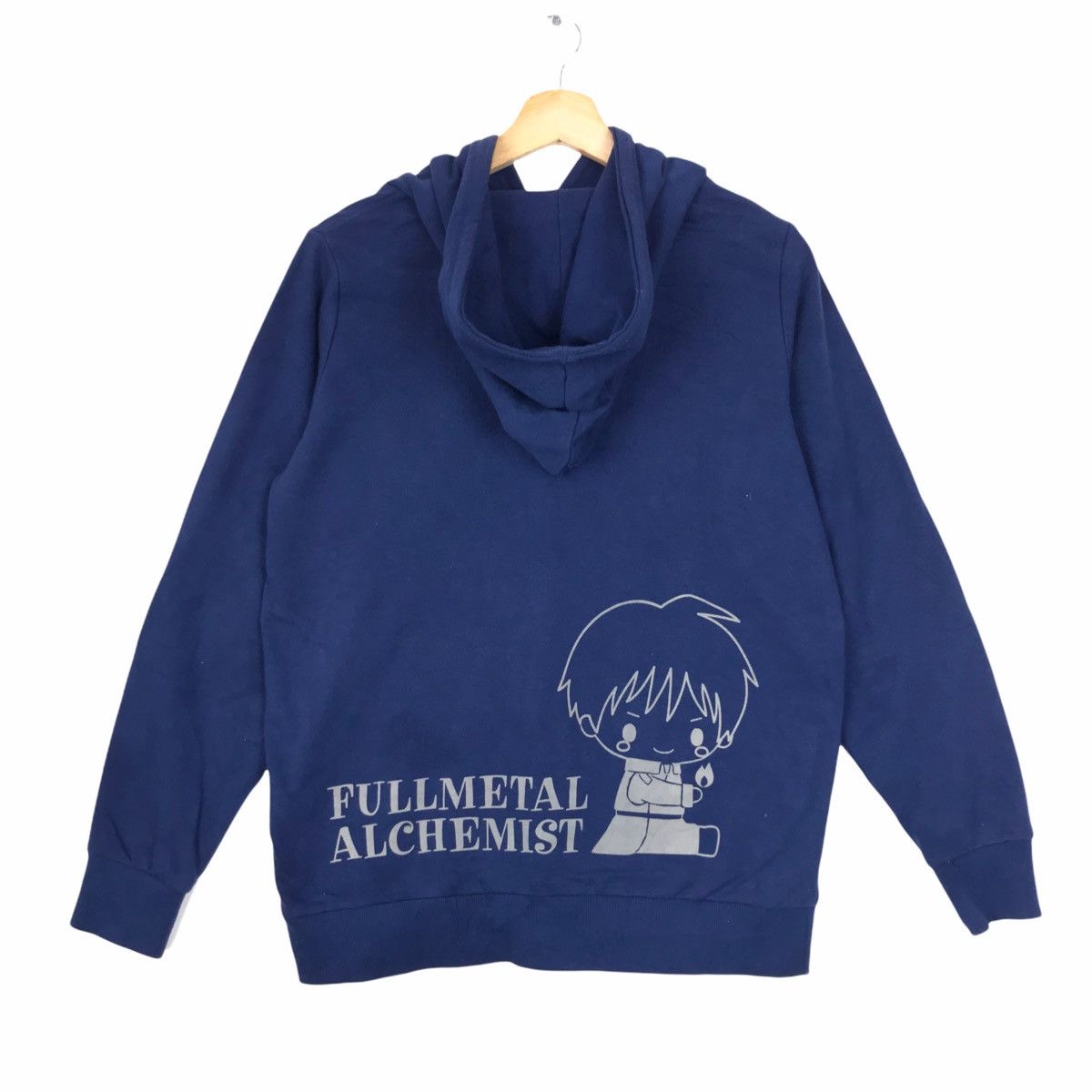 Other FULLMETAL ALCHEMIST ANIME Japanese Cartoon Blue Hoodie Size US L / EU 52-54 / 3 - 2 Thumbnail