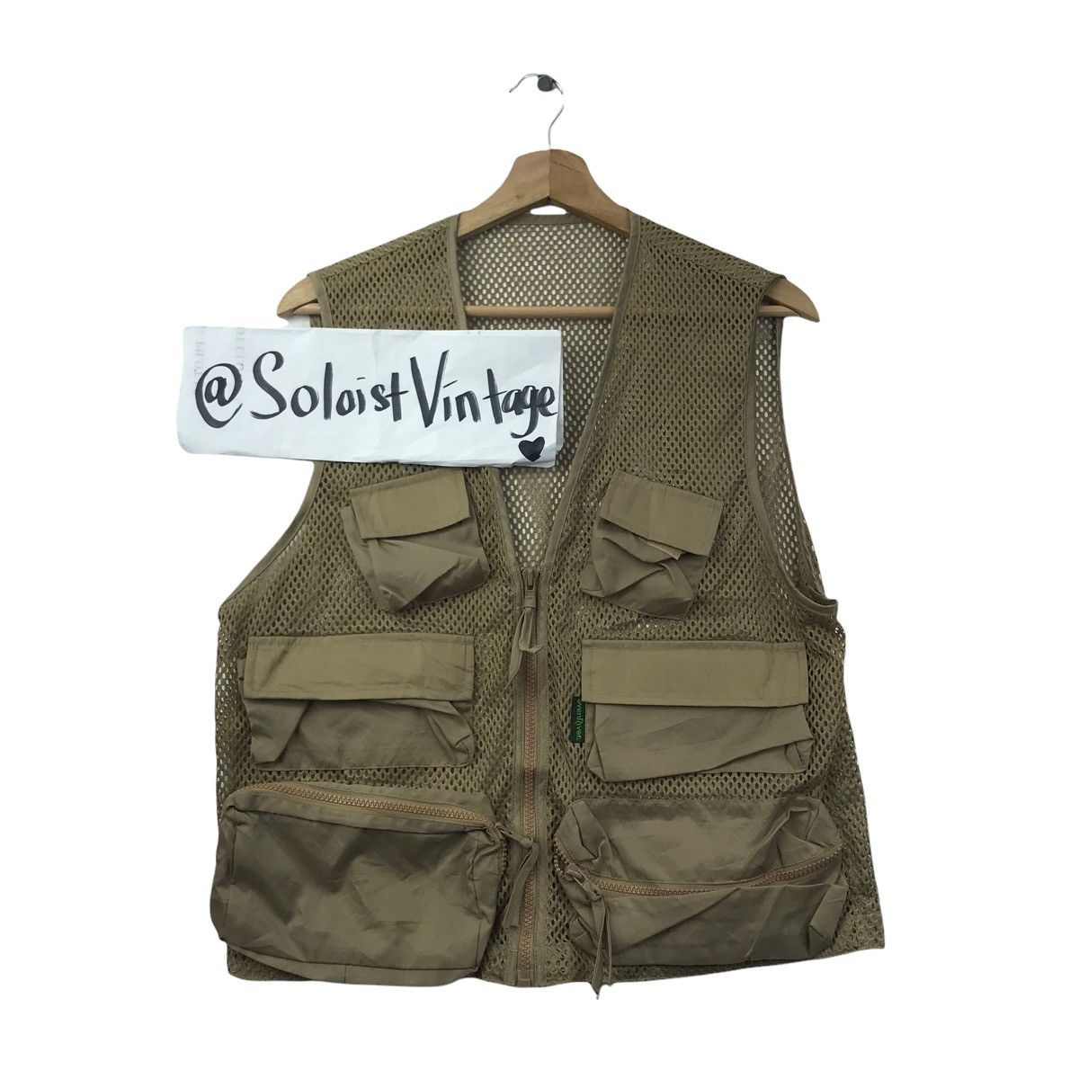 Vintage EVENRIVER Outdoor Japanese Brand Tactical Vest Fishing Size US L / EU 52-54 / 3 - 1 Thumbnail