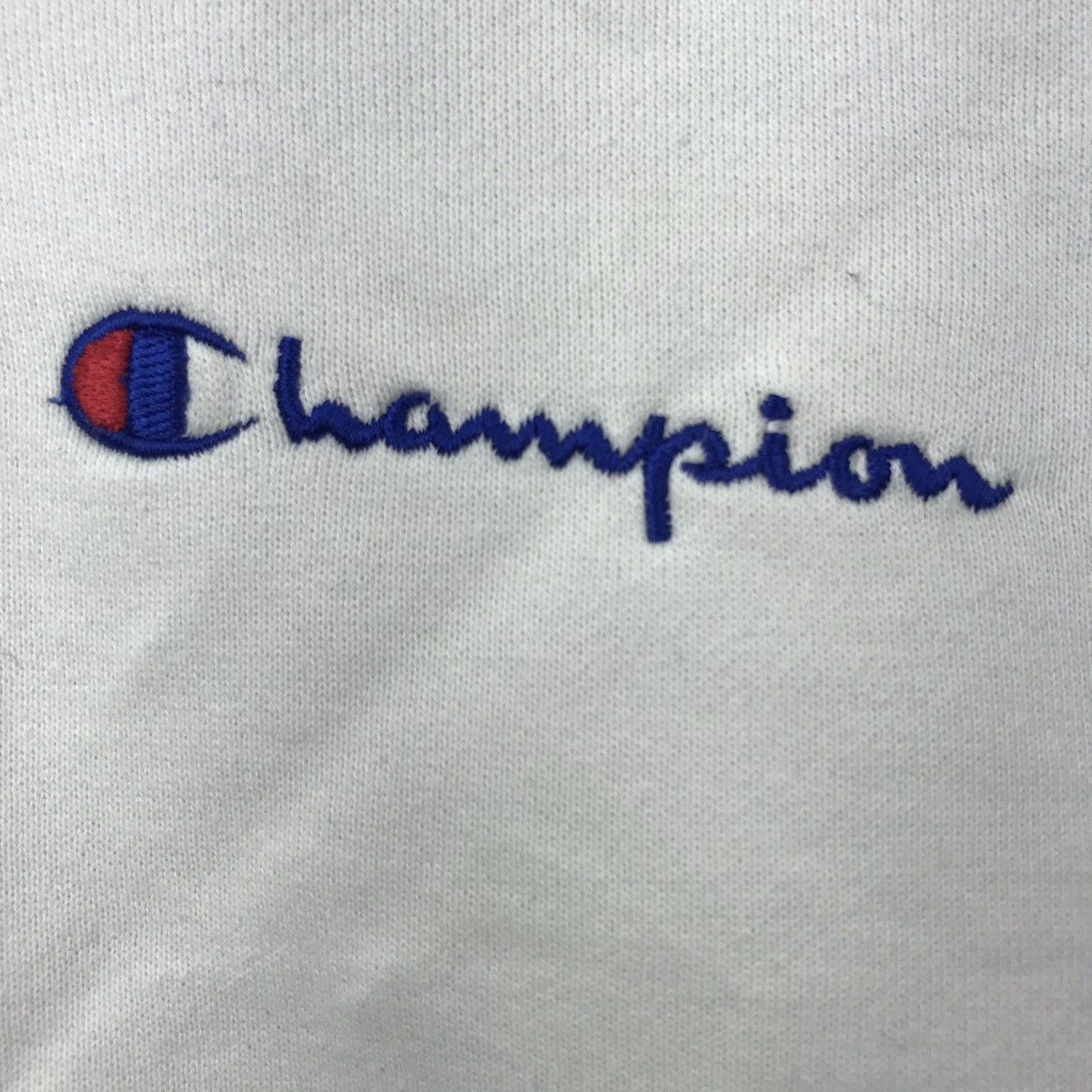 Vintage CHAMPION SCRIPT USA Small Logo Sportswear Grey
